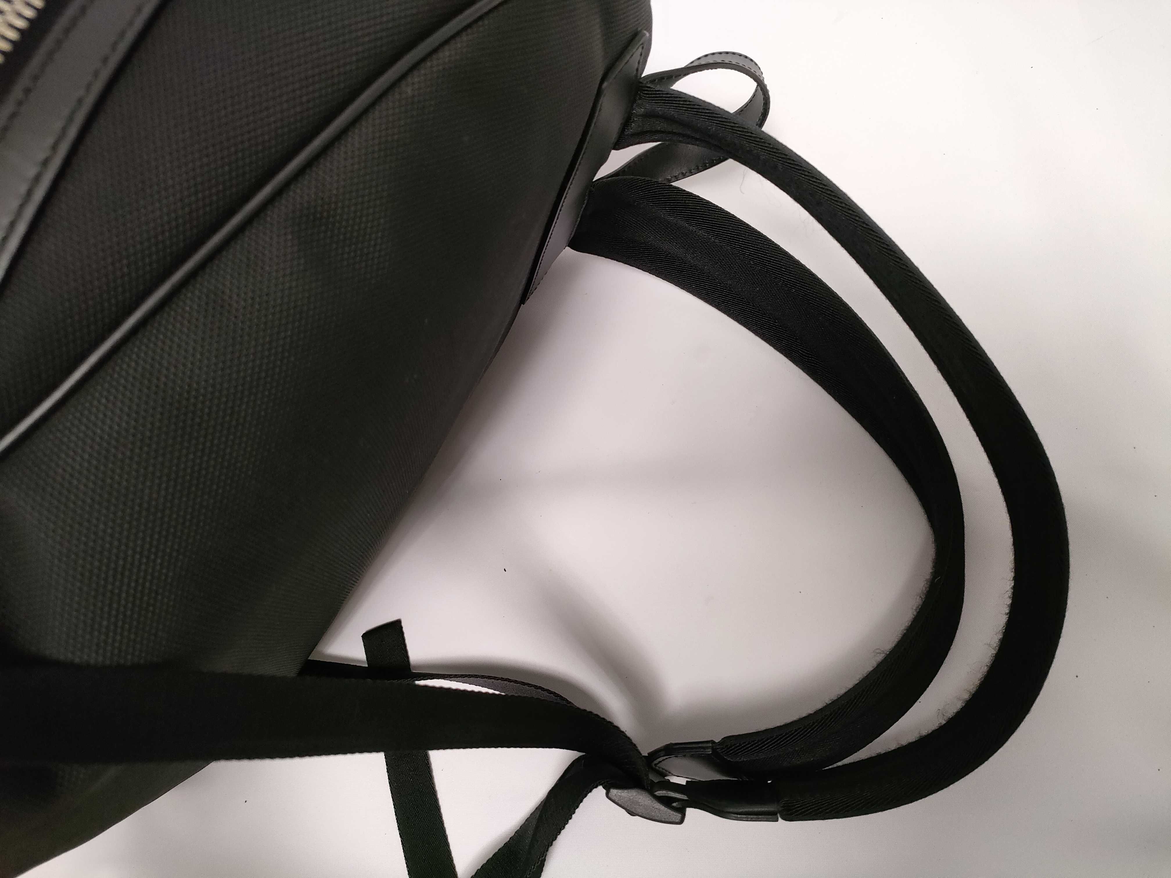 Sherry Line Canvas x Leather Backpack/Rucksack Black 630918 Outlet Mark Backpack — view 6