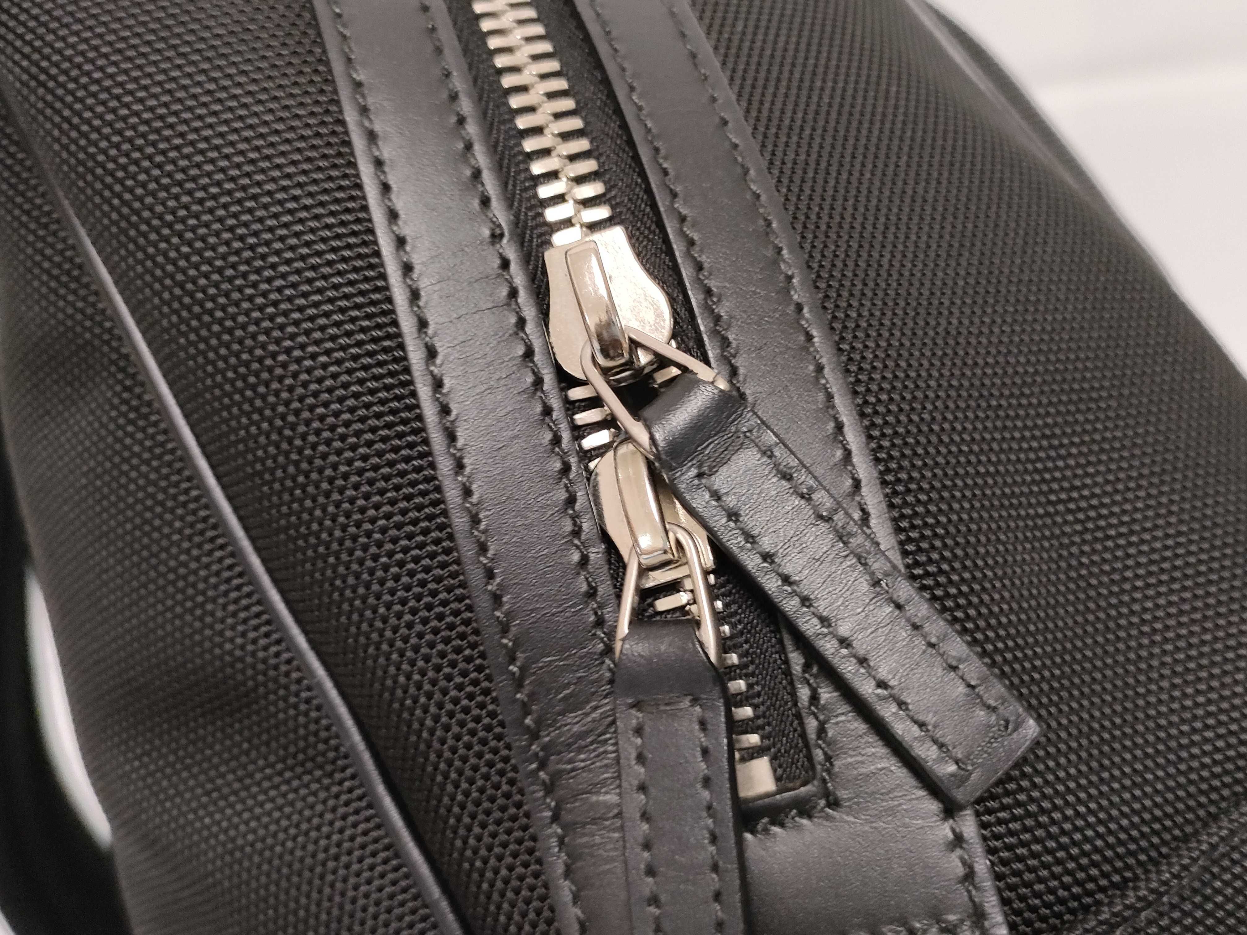 Sherry Line Canvas x Leather Backpack/Rucksack Black 630918 Outlet Mark Backpack — view 8