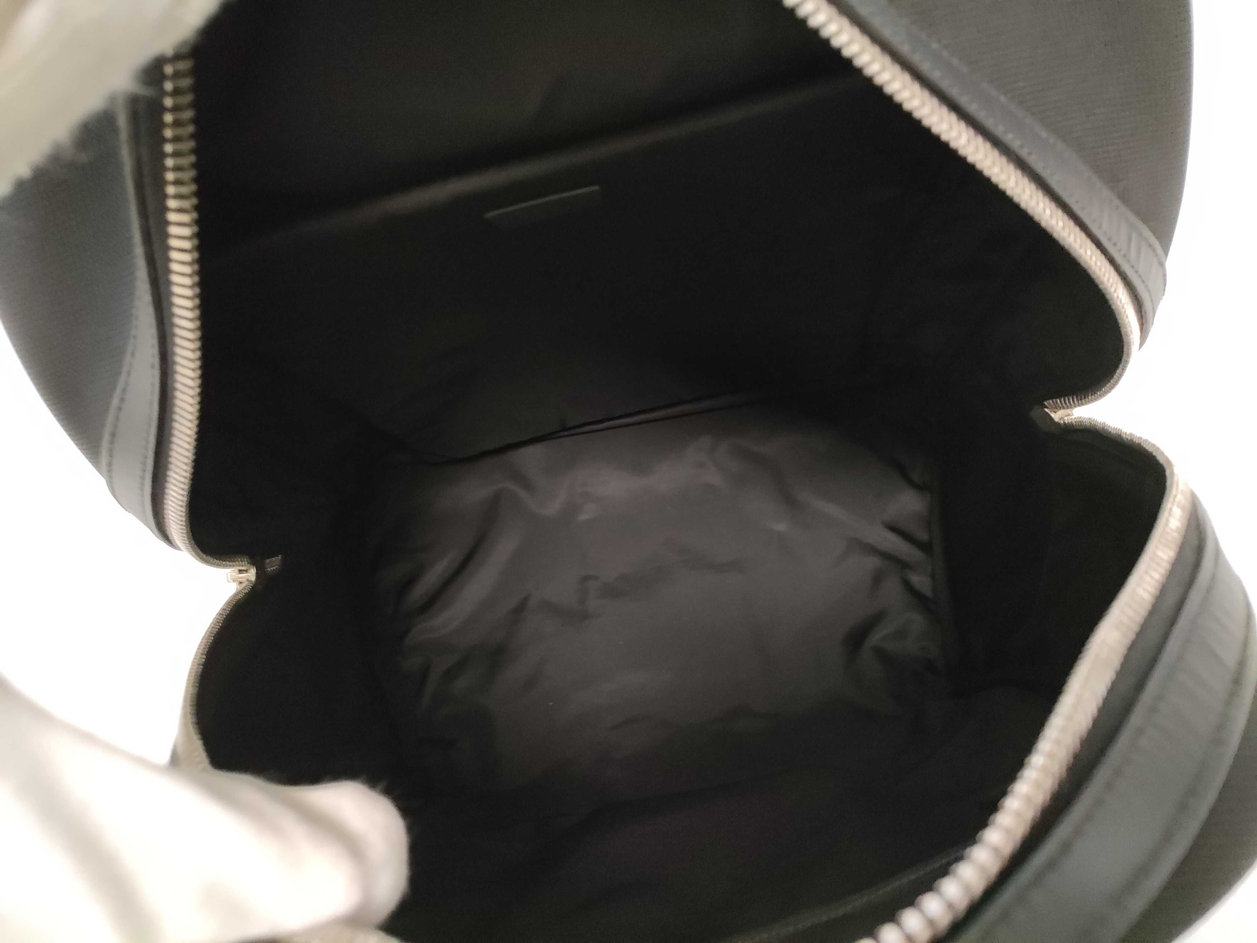 Sherry Line Canvas x Leather Backpack/Rucksack Black 630918 Outlet Mark Backpack — view 9