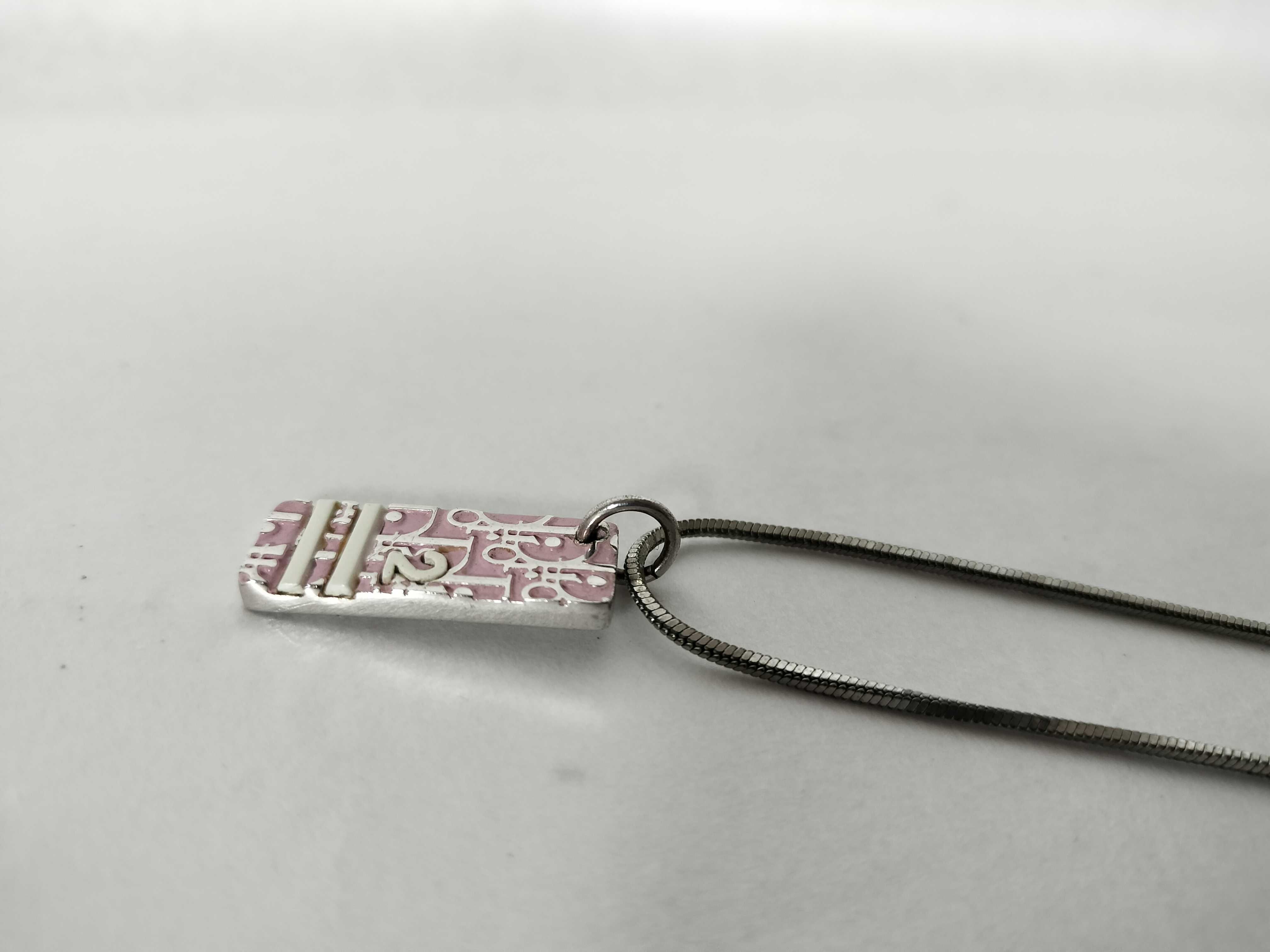 Christian Necklace Silver/Pink Necklace — view 3