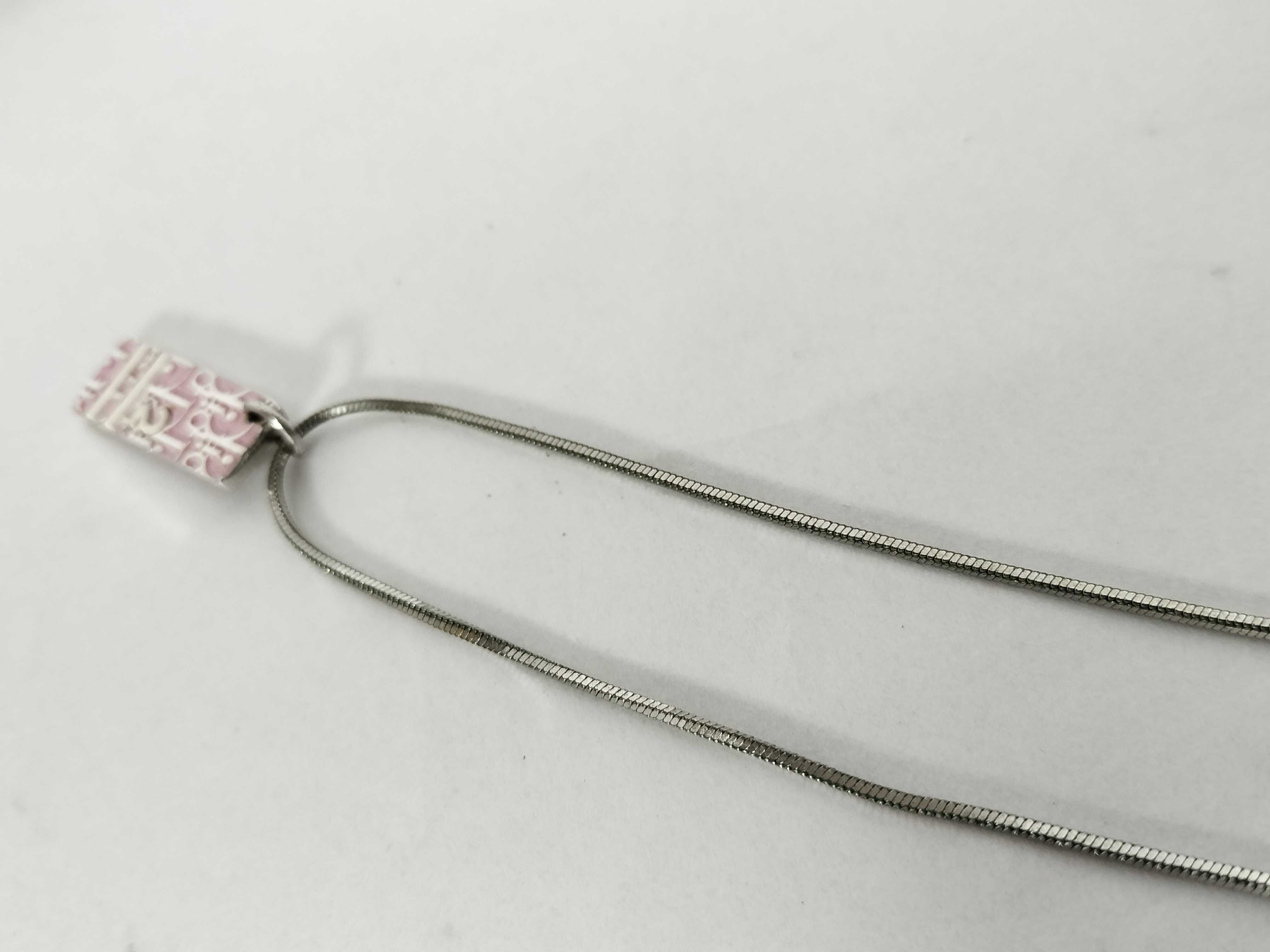 Christian Necklace Silver/Pink Necklace — view 6