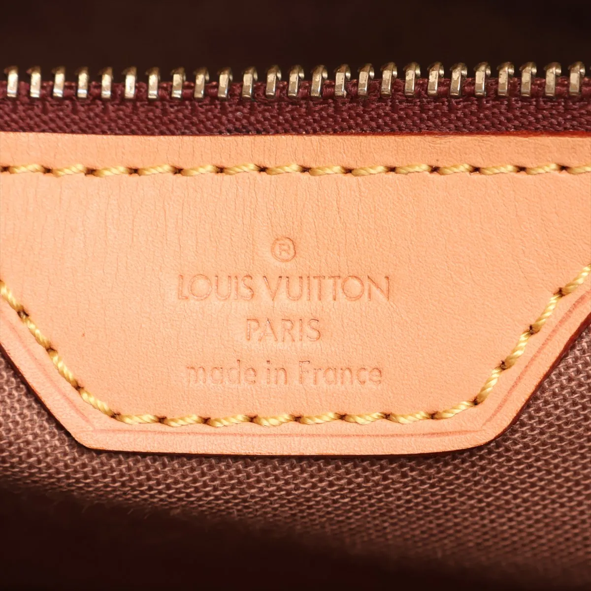 Monogram Cabas Piano M51148 DU0092 Brown, natural leather, various parts repaired by aftermarket parts. — view 9