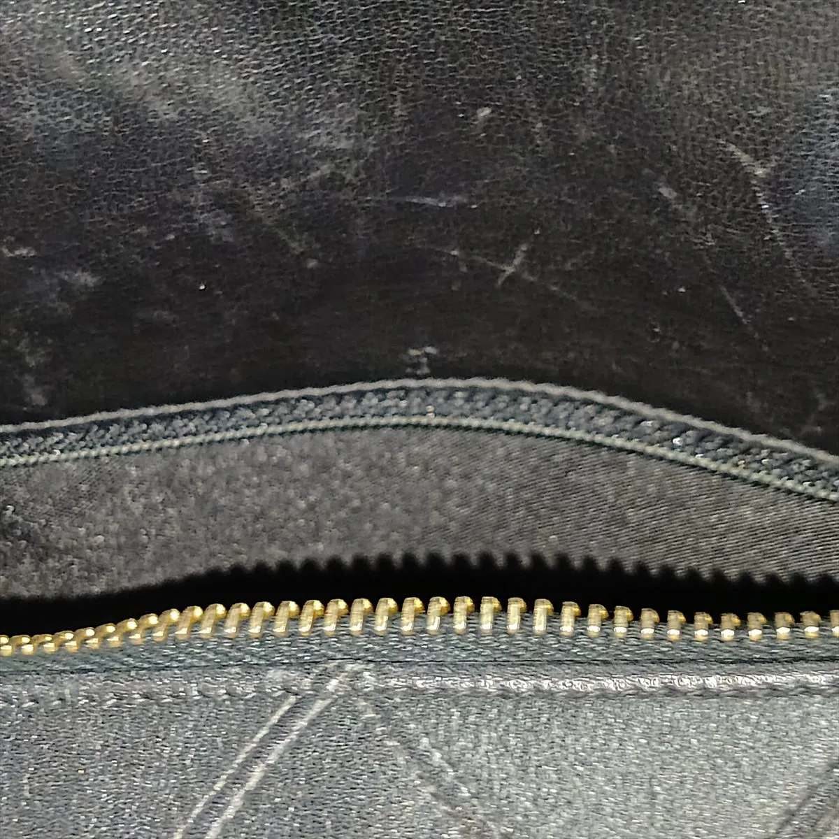 Bicolore Lambskin Boston Bag, Black with Gold Hardware, 2513689, Series 2 — view 13