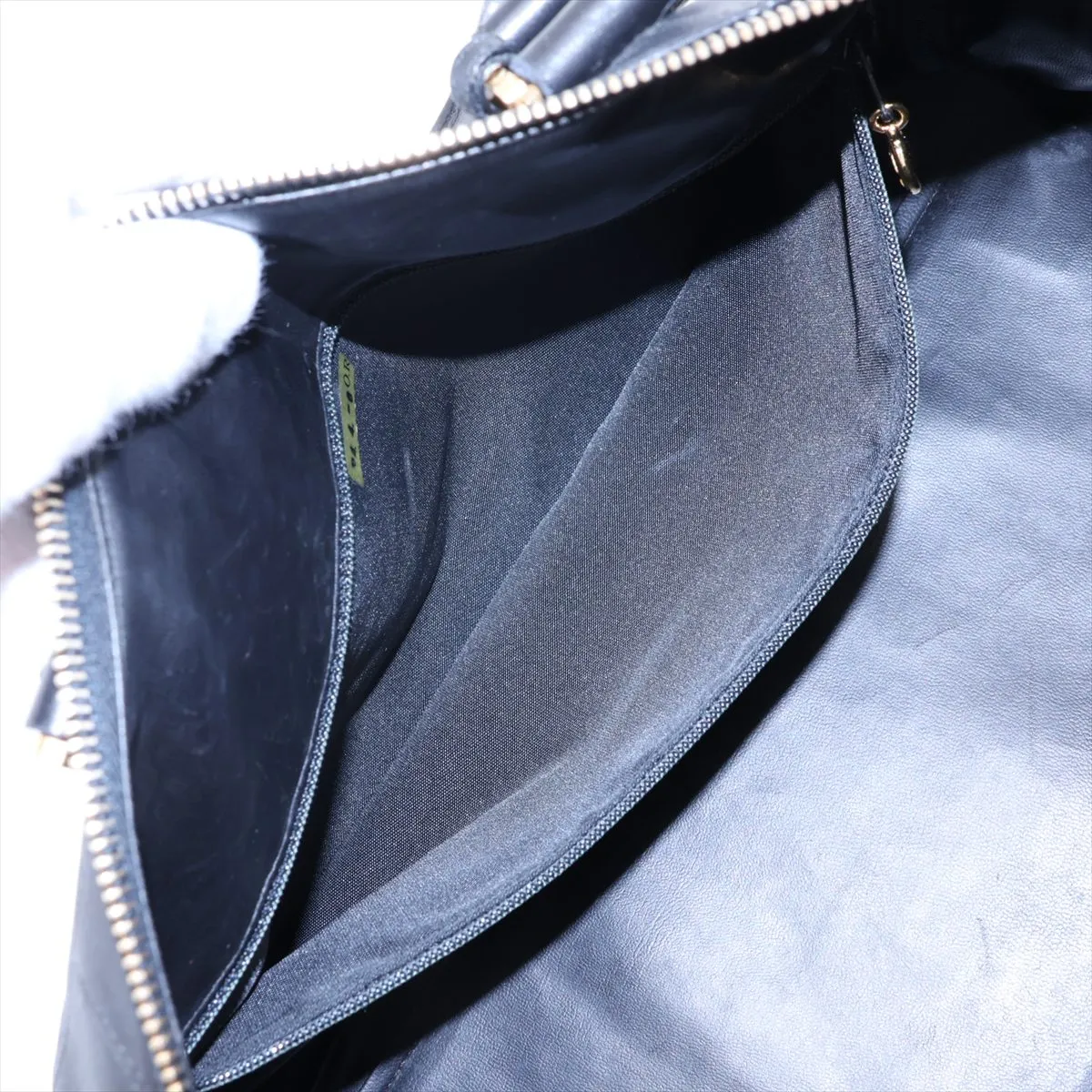 Bicolore Lambskin Boston Bag, Black with Gold Hardware, 2513689, Series 2 — view 8