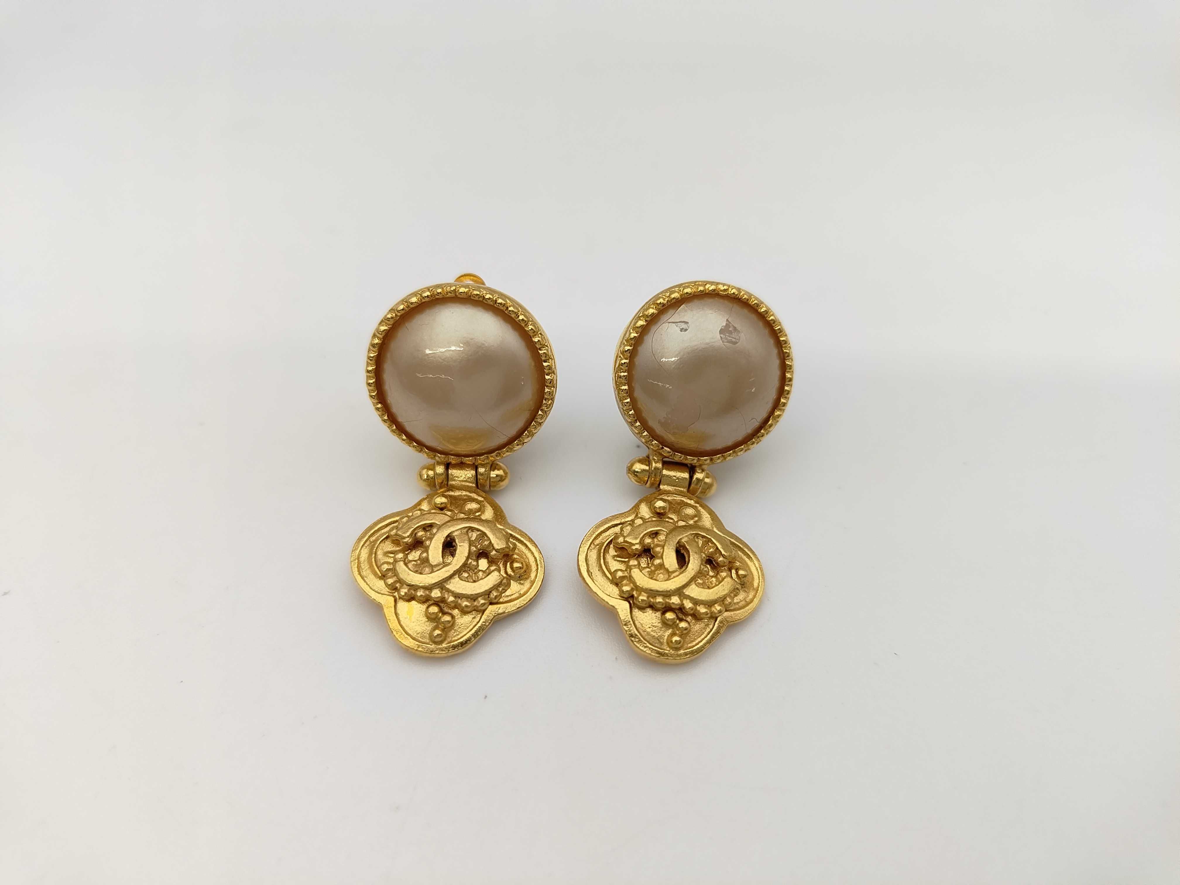earrings, pearl, Coco Mark, 96A