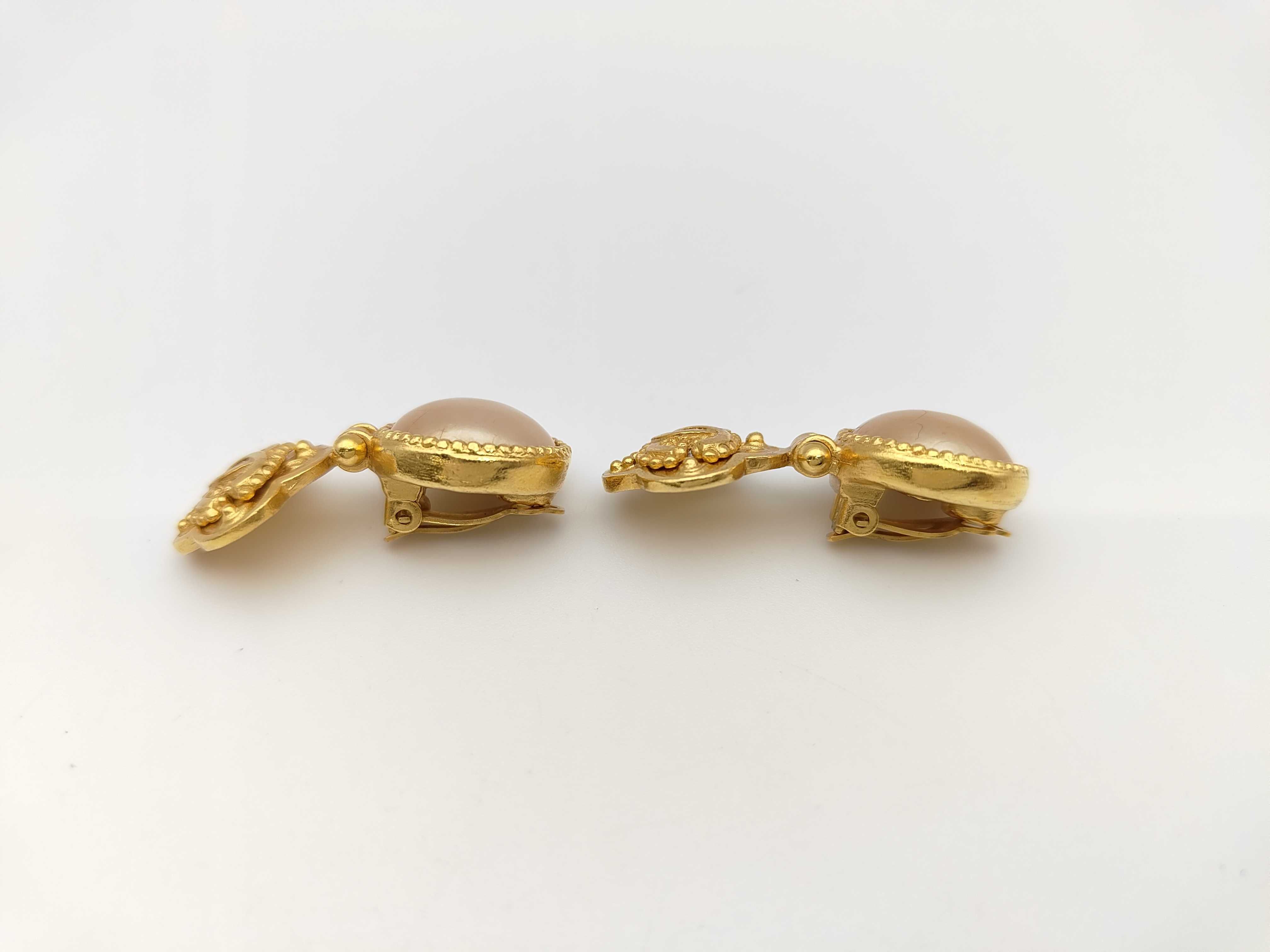 earrings, pearl, Coco Mark, 96A — view 3