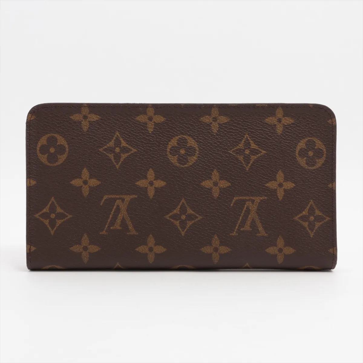Monogram Portomone Gip M61727 TH0021 Brown Round Zip Wallet — view 2