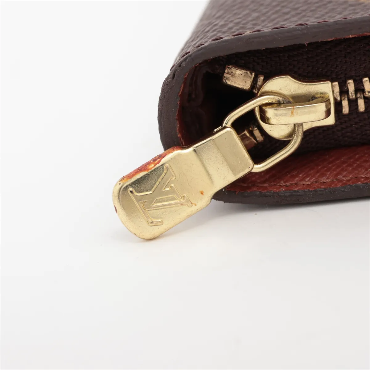 Monogram Portomone Gip M61727 TH0021 Brown Round Zip Wallet — view 10