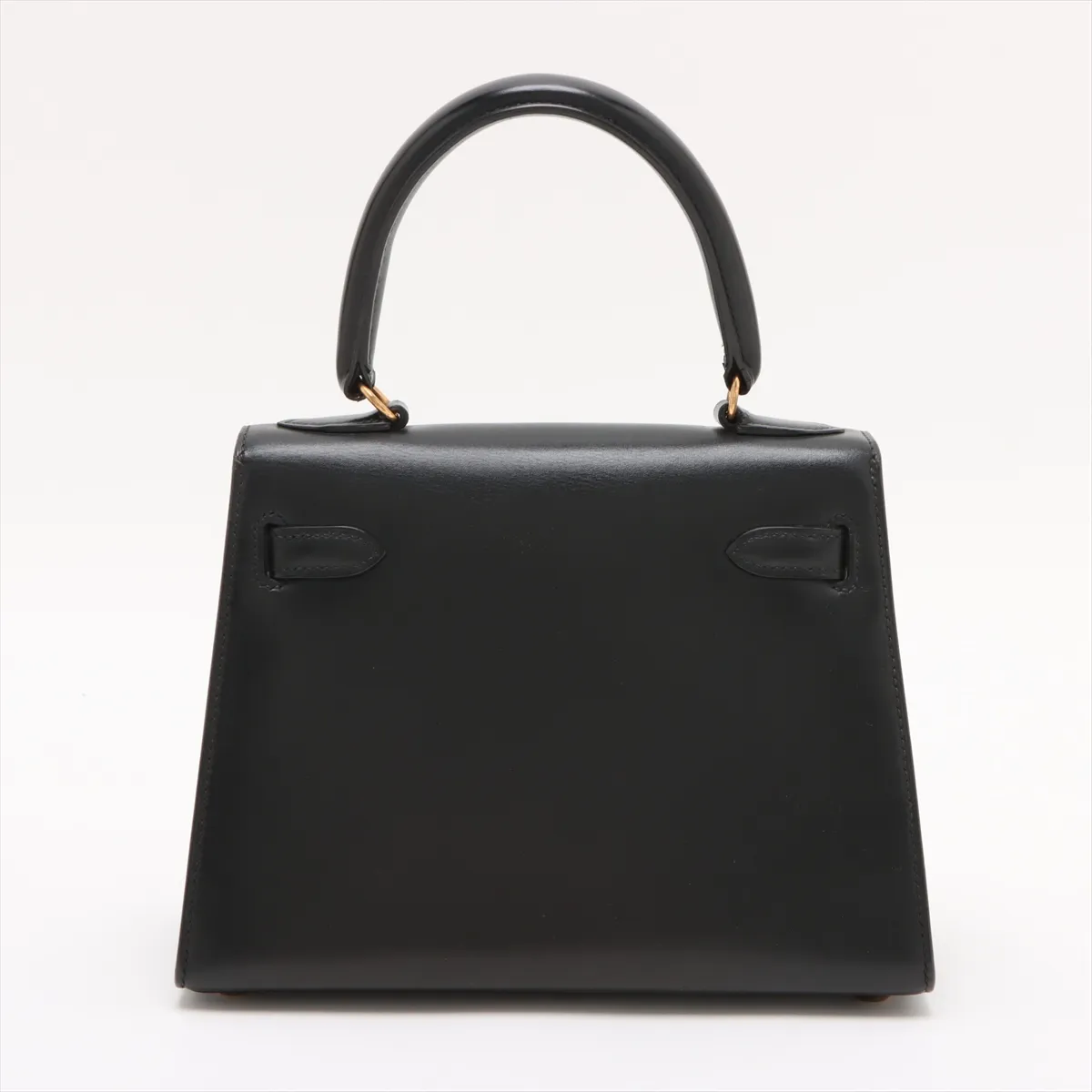 [Individually wrapped] Hermes Mini Kelly 20 Serie Box Calf Black Gold Hardware S:1989 — view 2