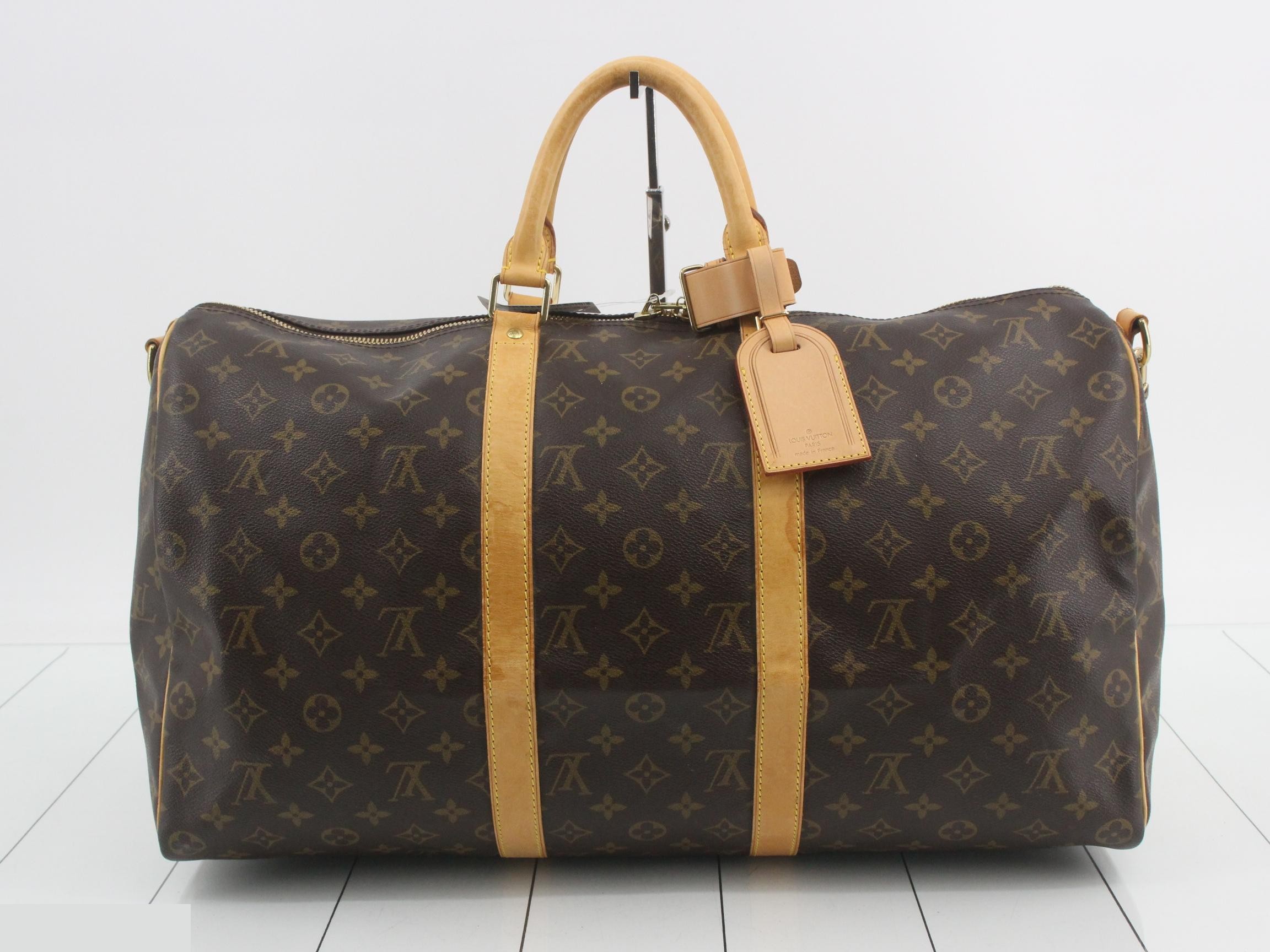 Keepall Bandouliere 50: Shoulder strap, padlock, 2 keys, name tag. — view 2