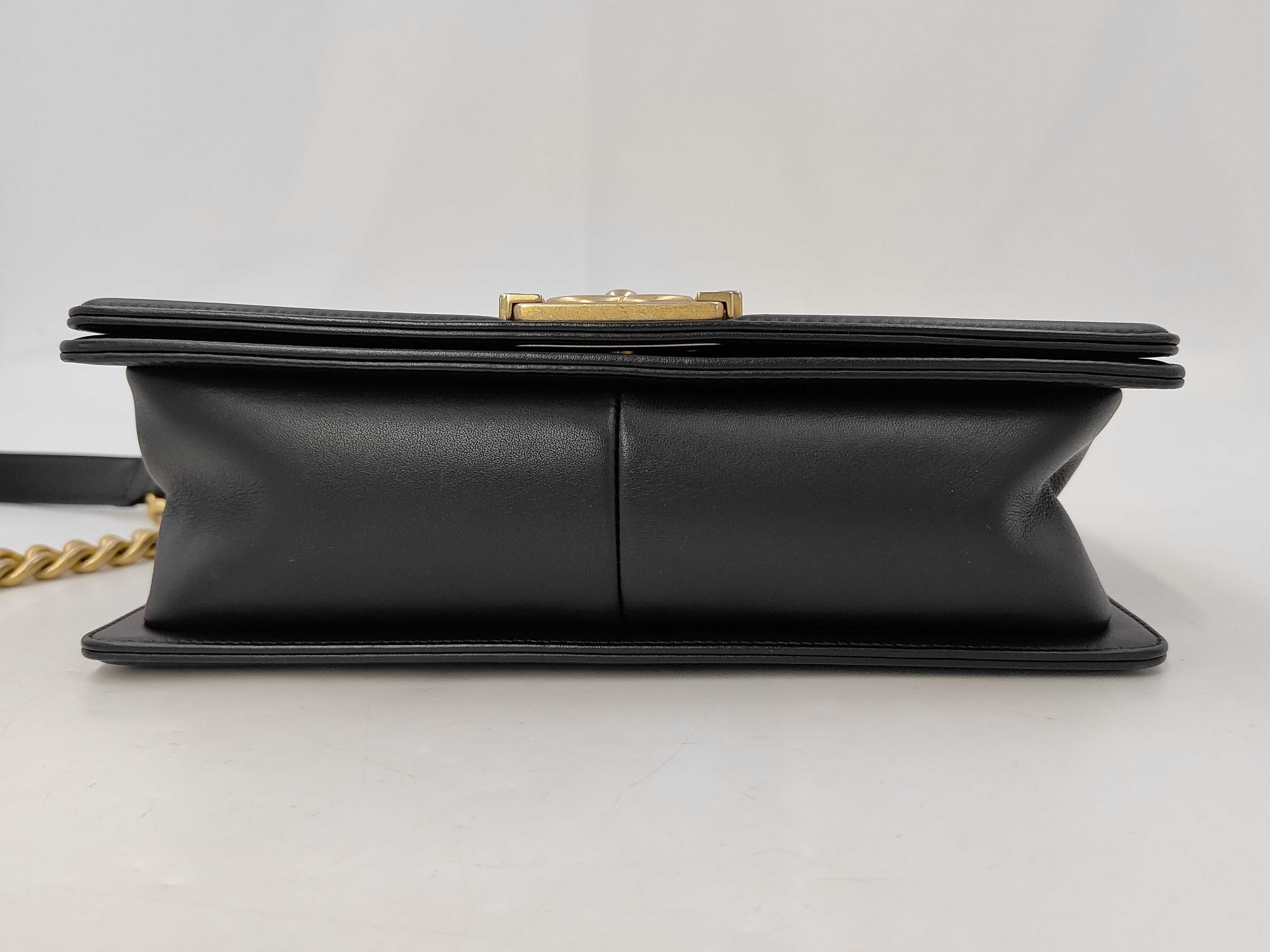 Boy Chanel Lambskin Matelassé Shoulder Bag — view 7