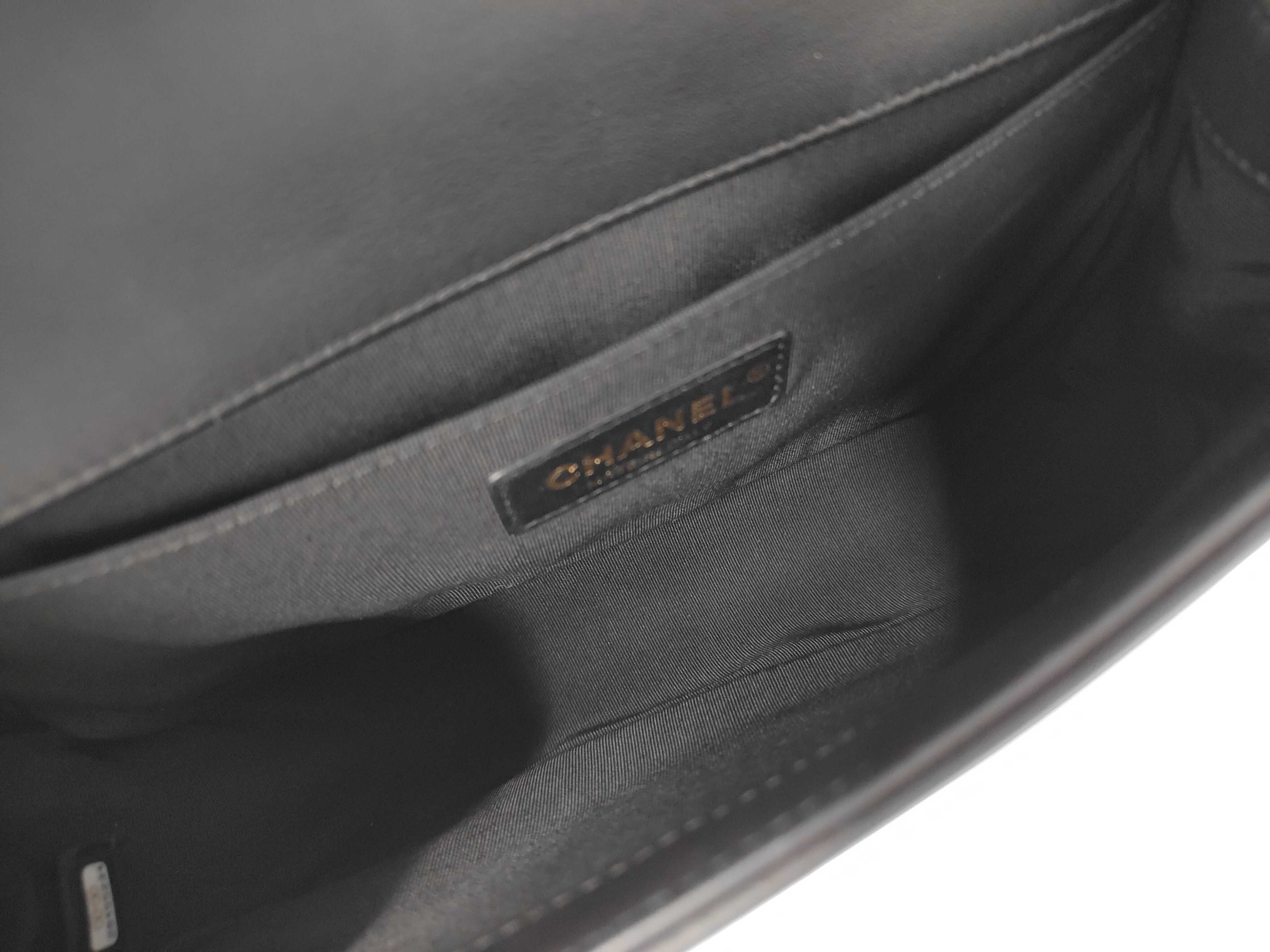 Boy Chanel Lambskin Matelassé Shoulder Bag — view 9