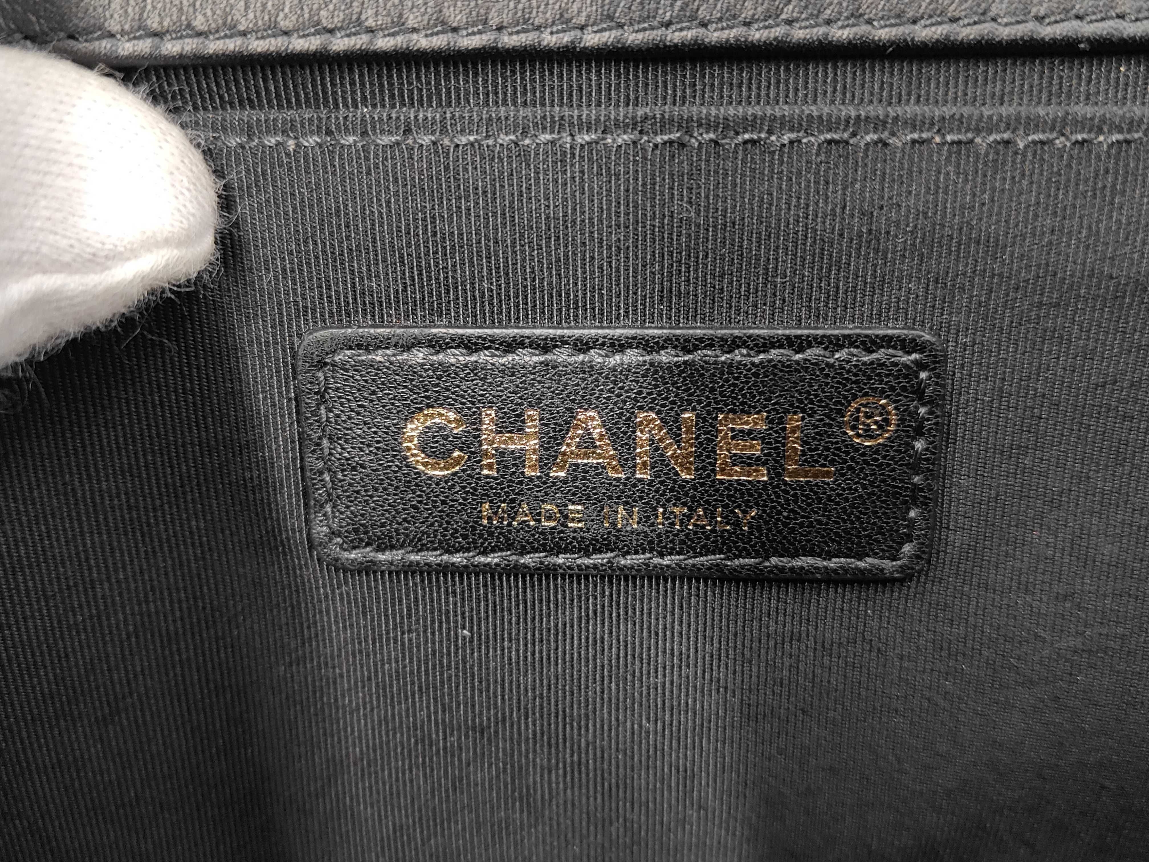 Boy Chanel Lambskin Matelassé Shoulder Bag — view 10