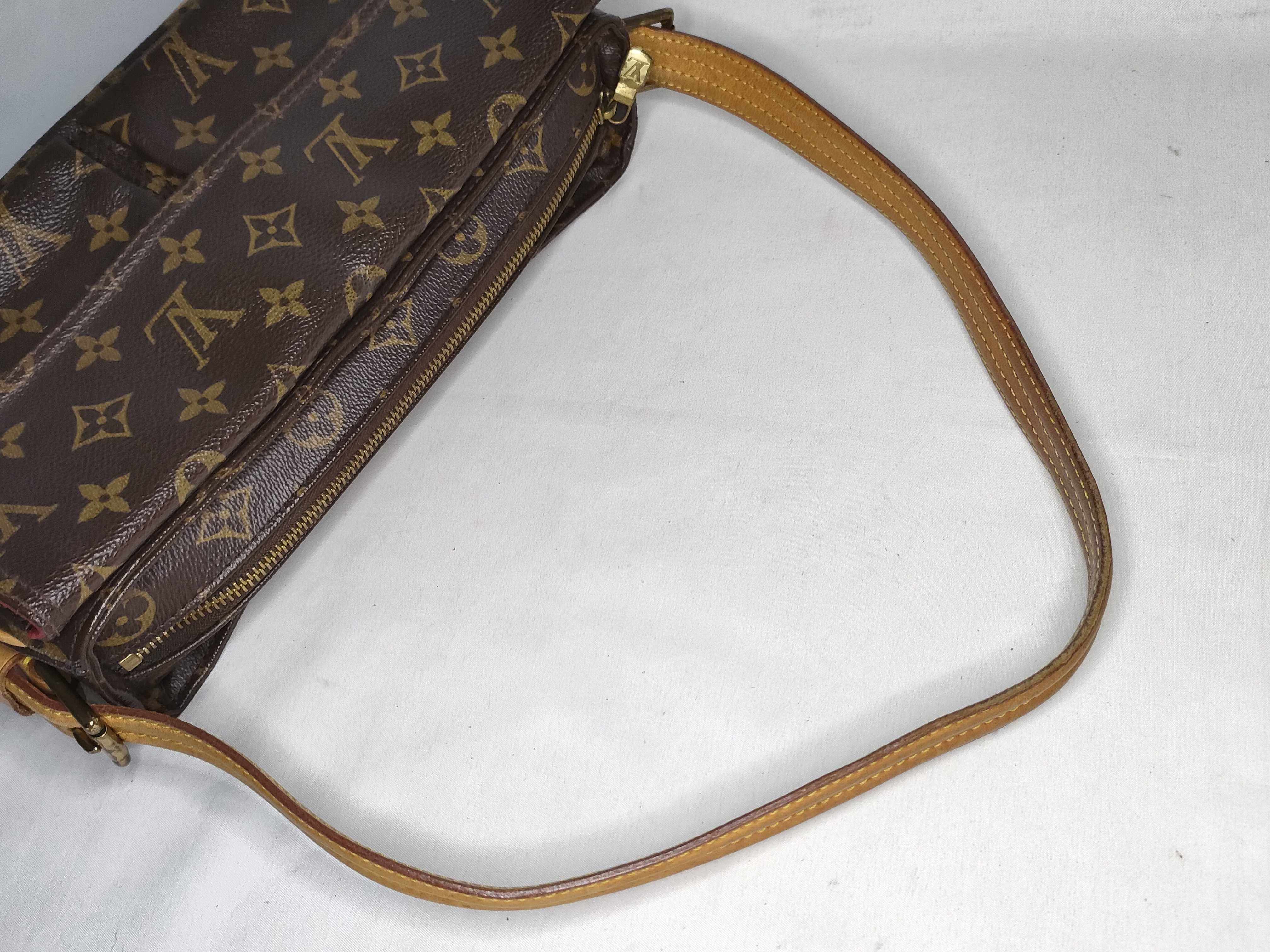 Monogram Vuitton Monogram Vivacite MM M51164 DU0044 Brown Shoulder Bag — view 3