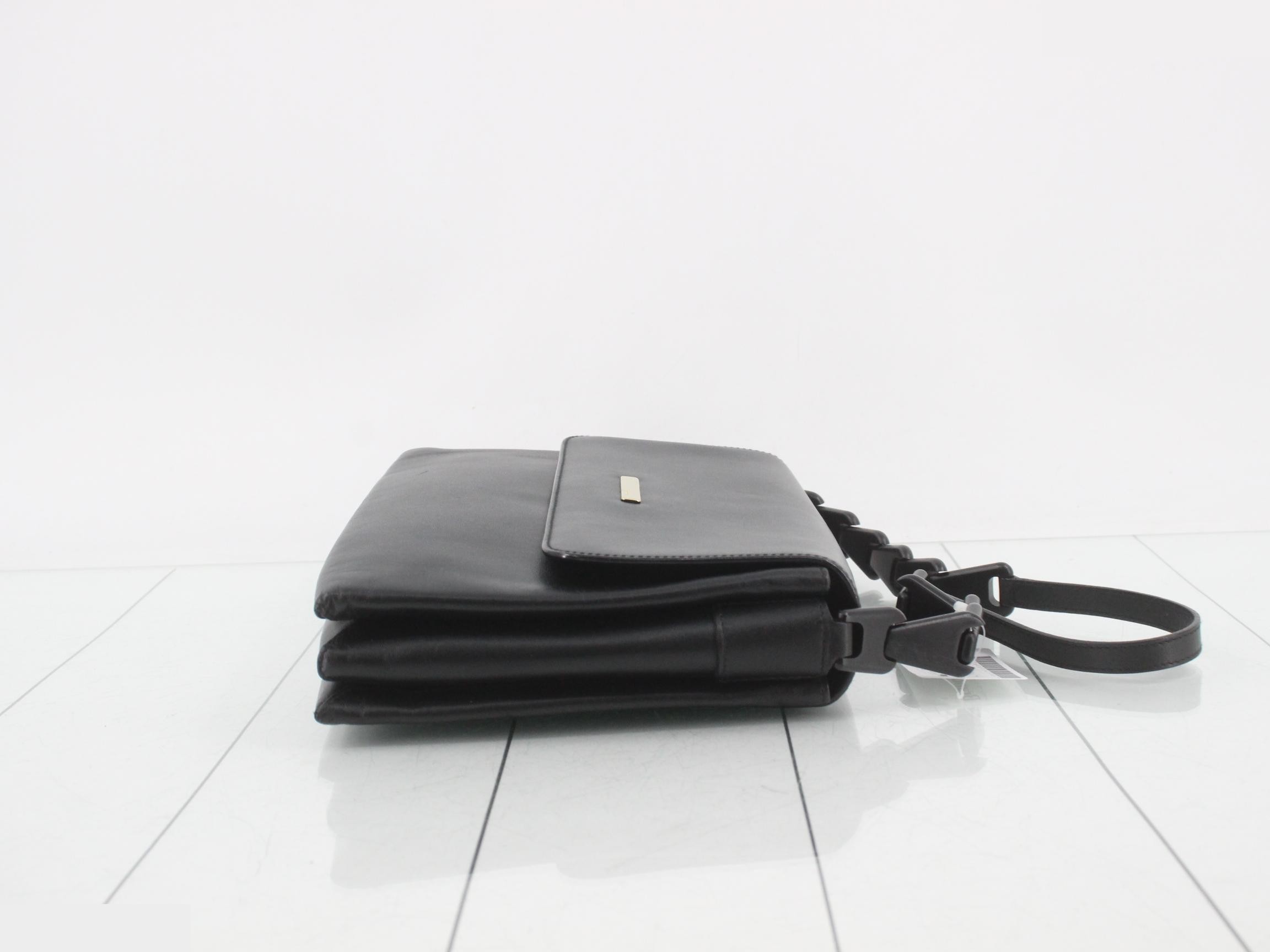 Leather and plastic chain handbag — view 3