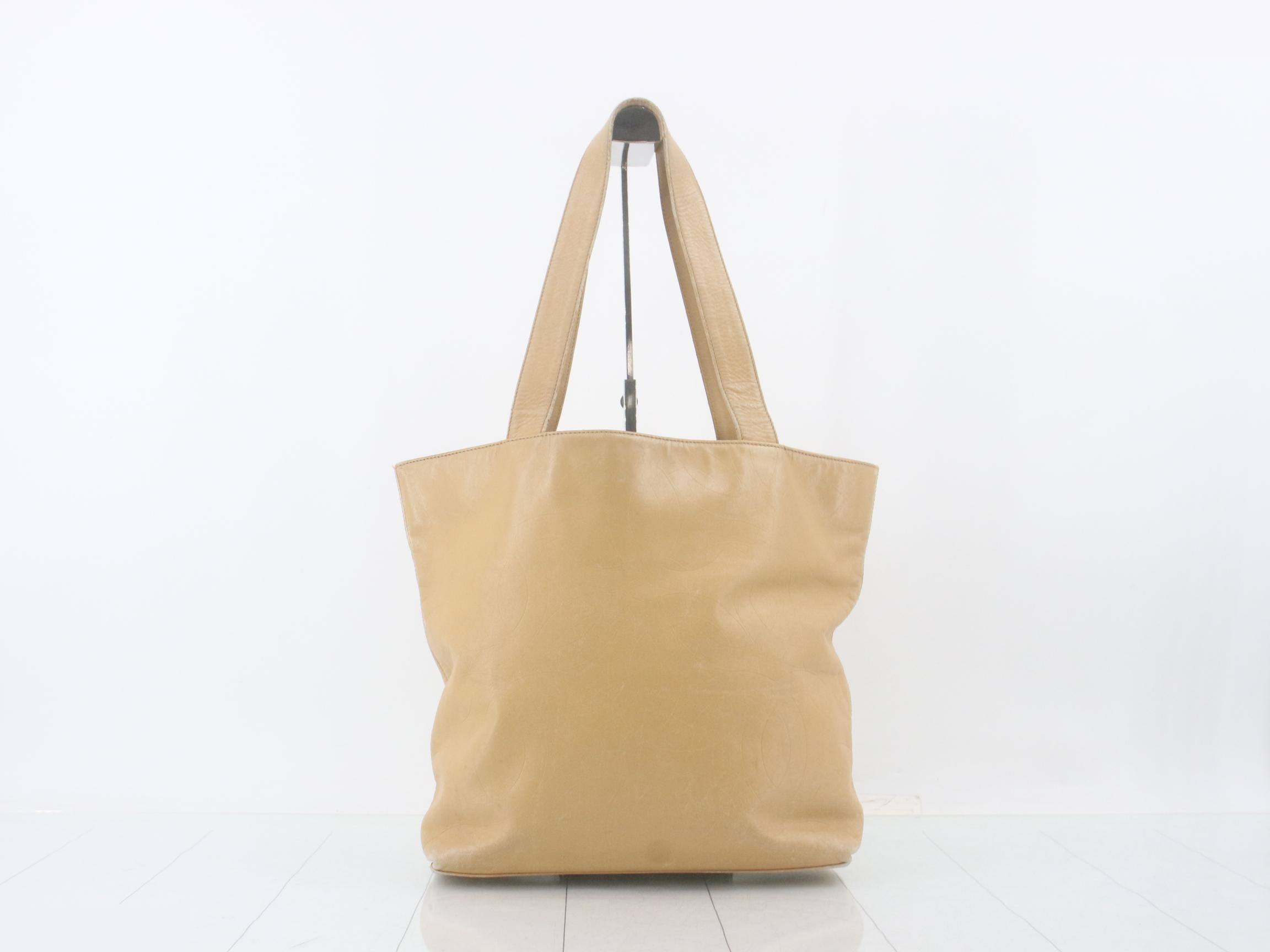 Leather Coco Mark Tote Bag — view 2