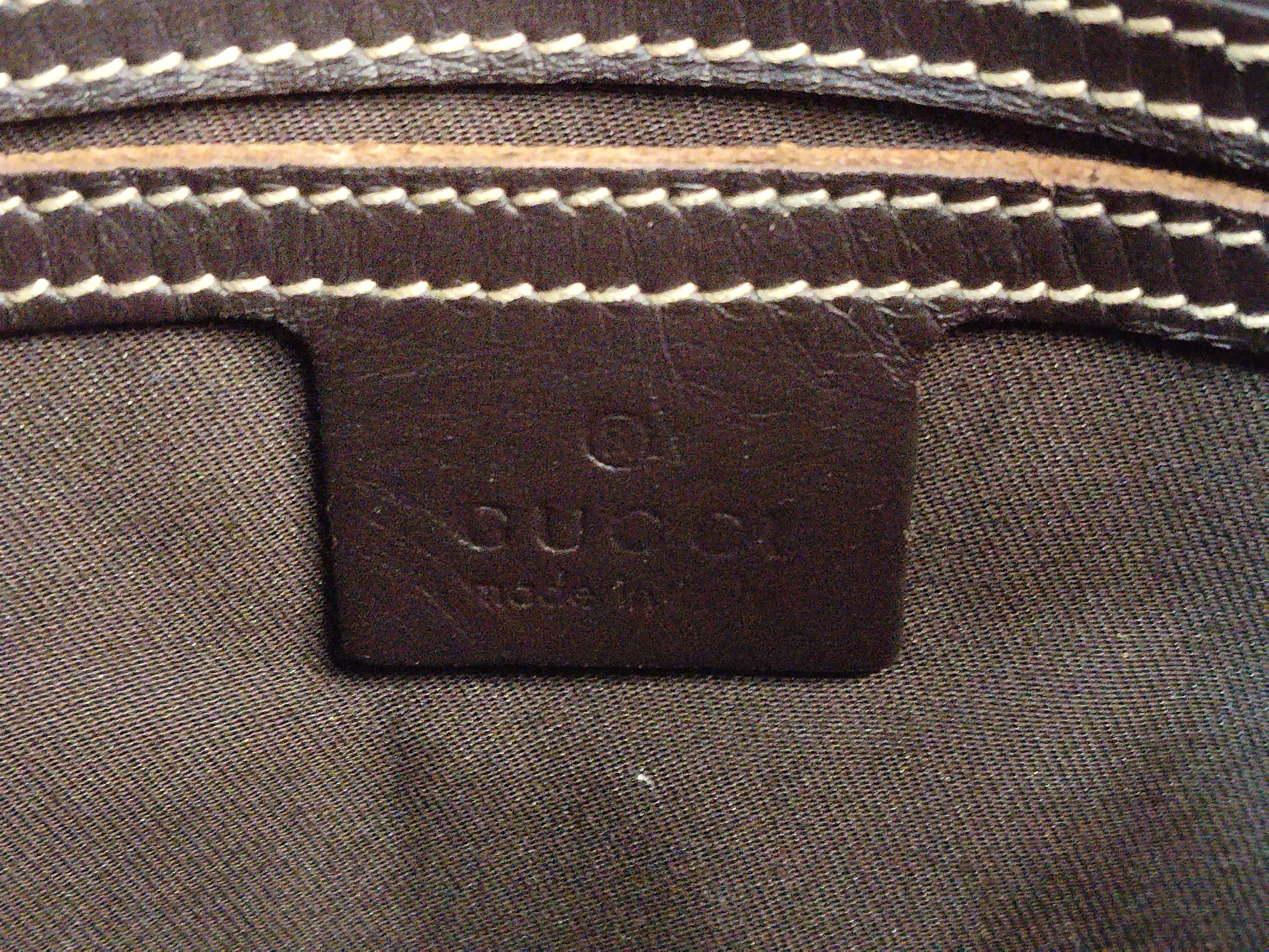 GG Supreme 223666 Leather Combination Shoulder Bag — view 12