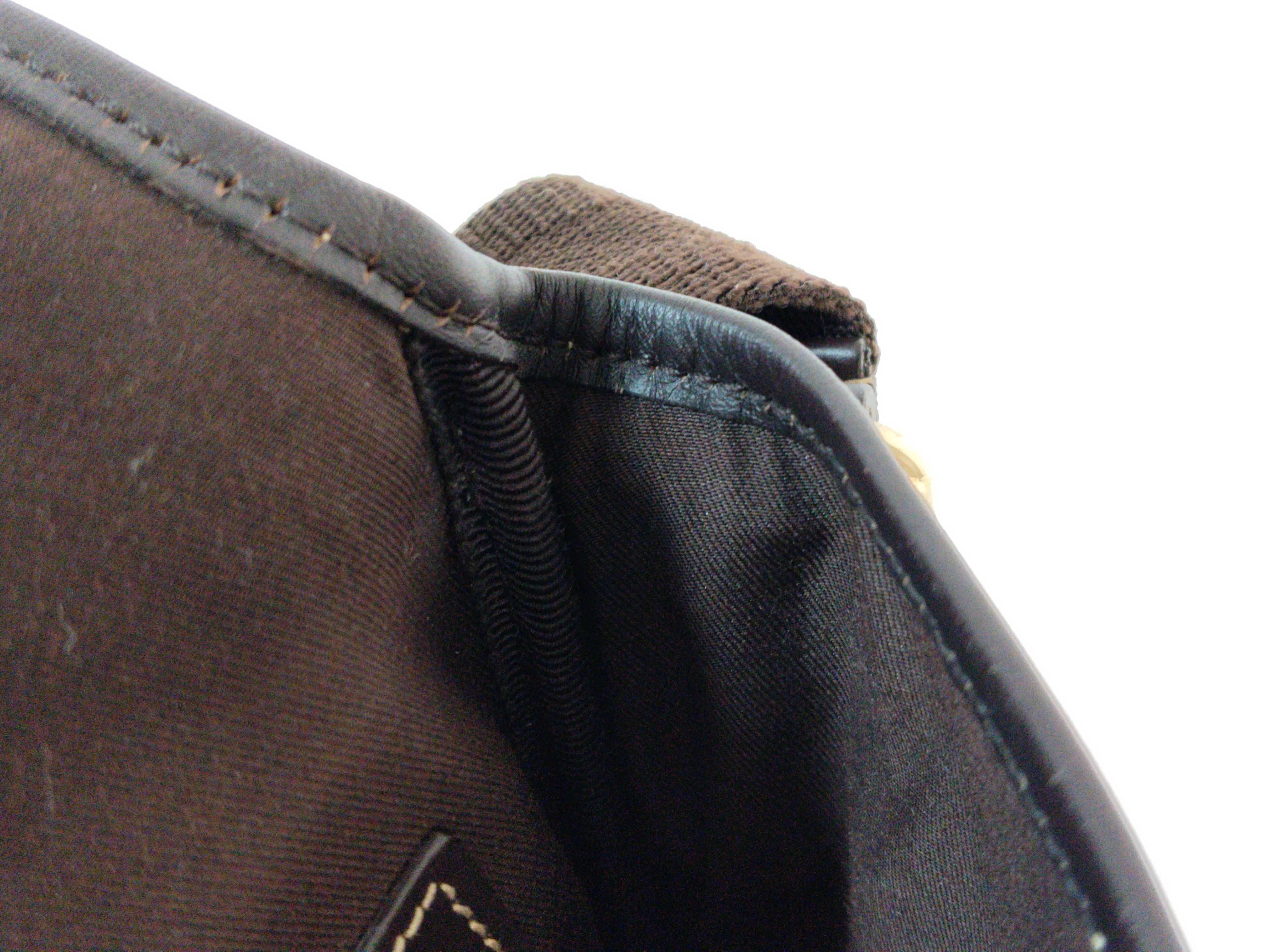 GG Supreme 223666 Leather Combination Shoulder Bag — view 9