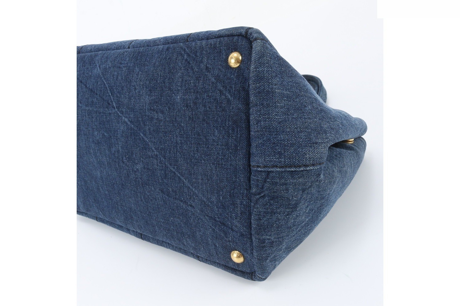 Canapa Denim Blue Triangle Logo Tote Bag — view 4