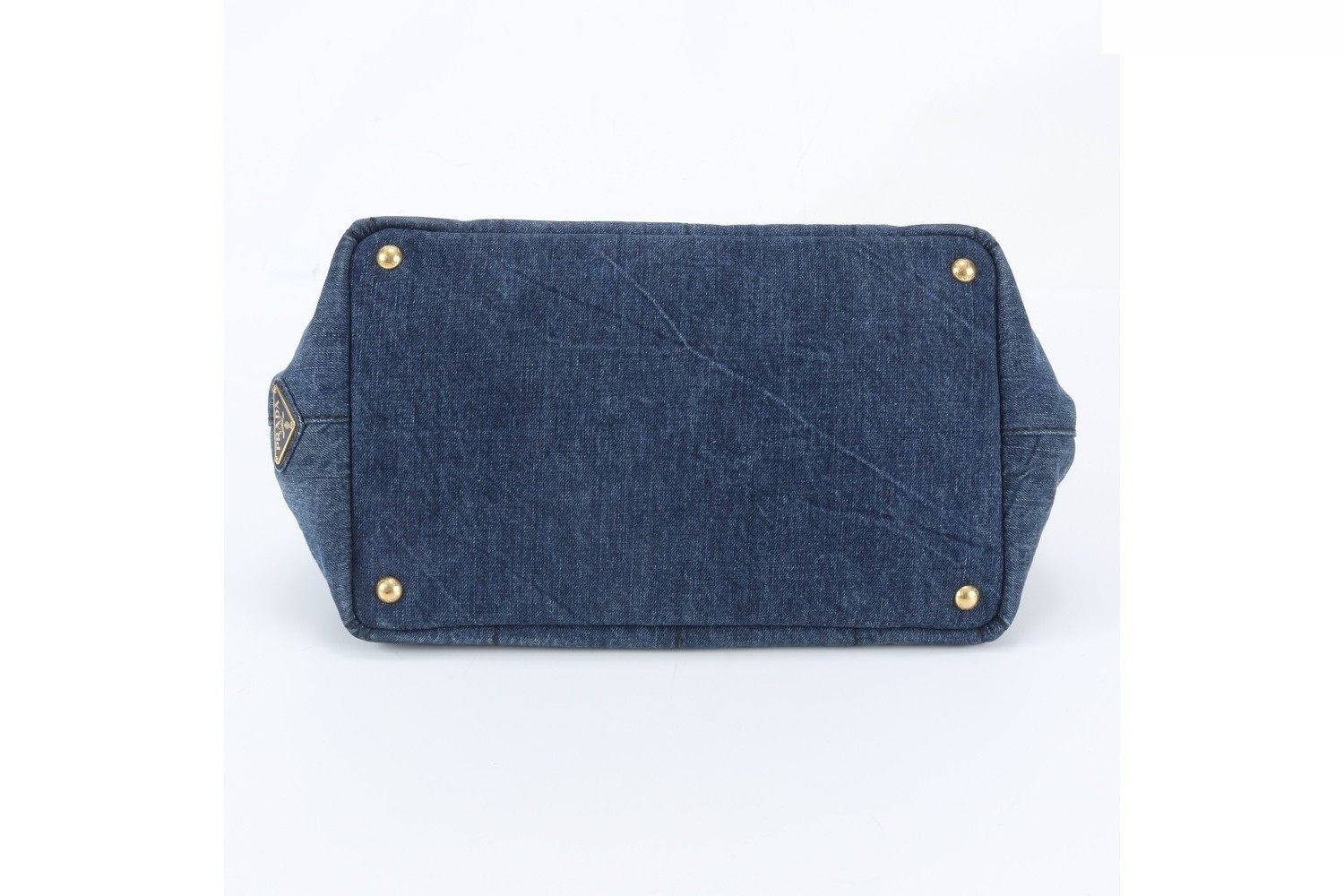 Canapa Denim Blue Triangle Logo Tote Bag — view 5