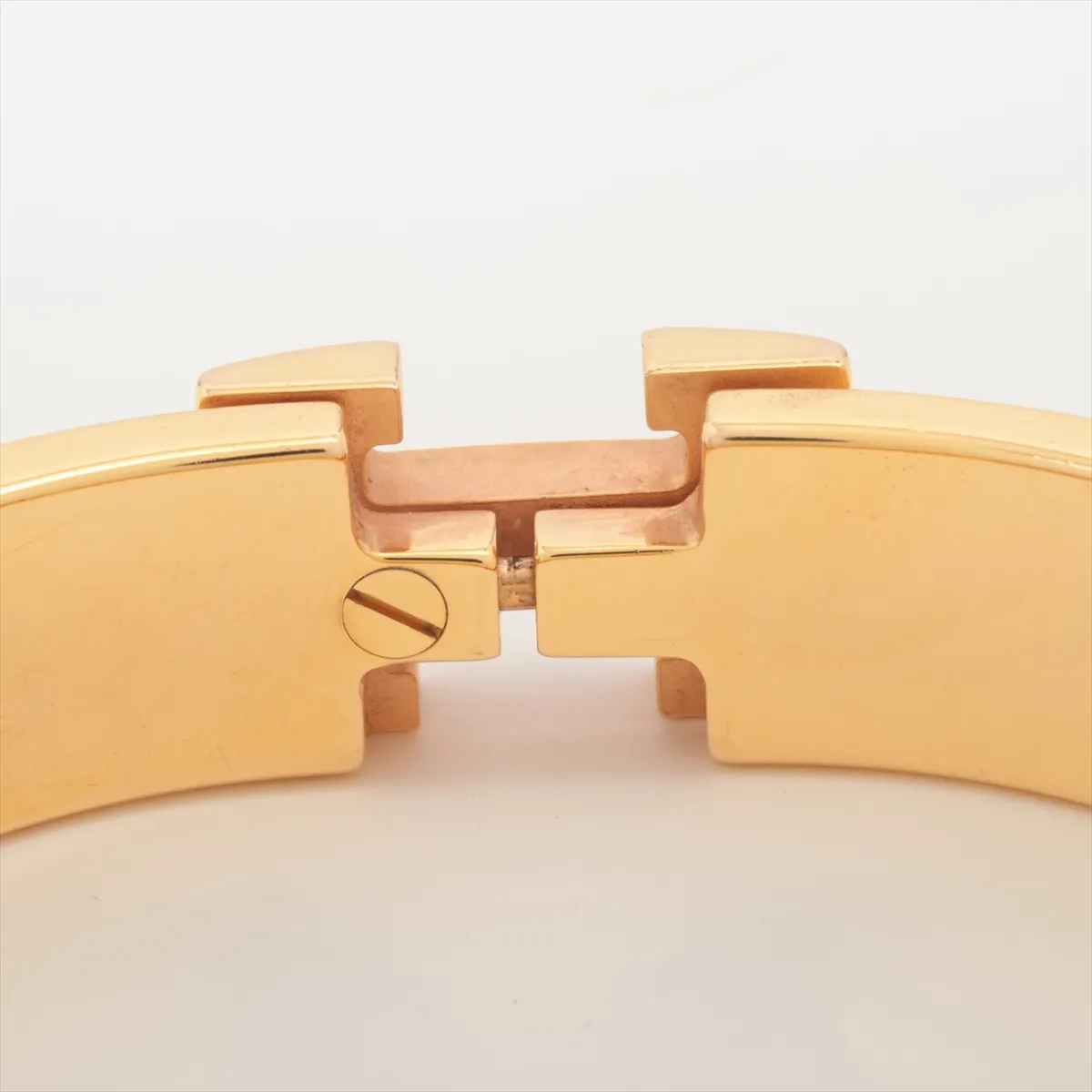 Click H Bangle Fan FI1109 Bangle GP Gold x White — view 4