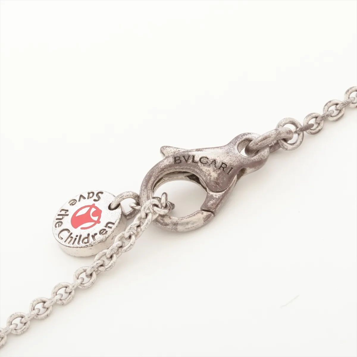 B Zero One Save the Children Charity Necklace 925 x Black Ceramic 9.6g Silver — view 4