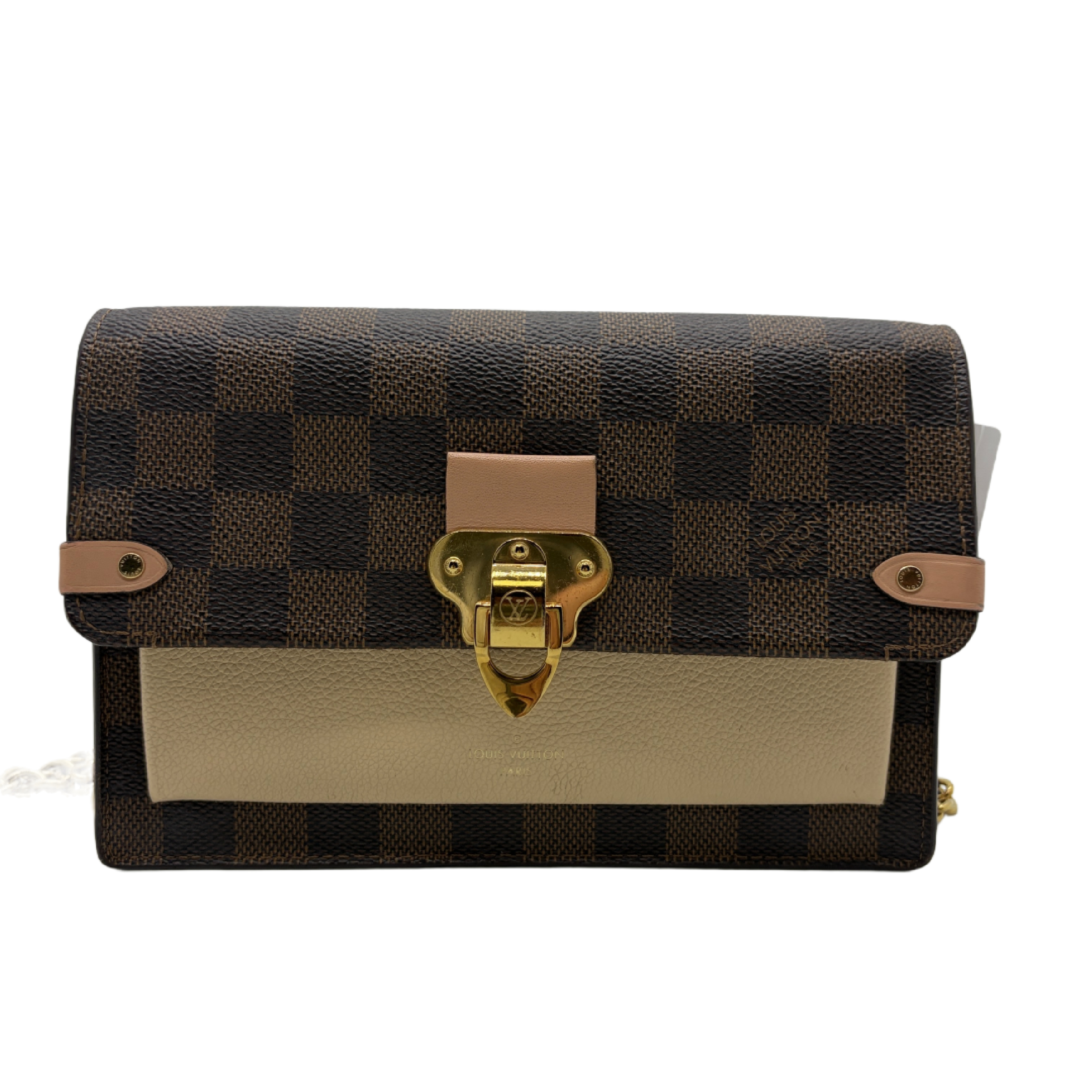 Damier Portefeuille Vavin Chain Shoulder Bag
