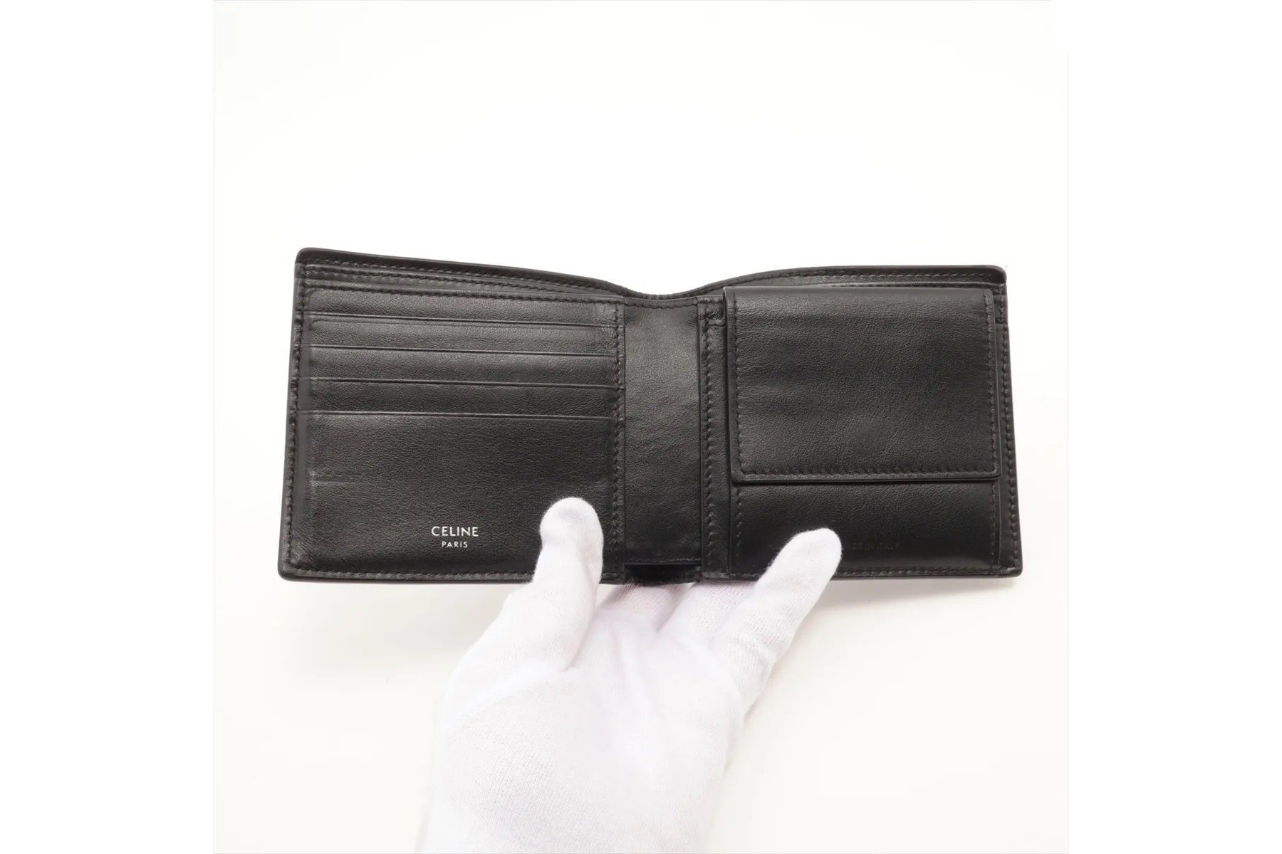 Bifold wallet, leather, two-fold wallet — view 3