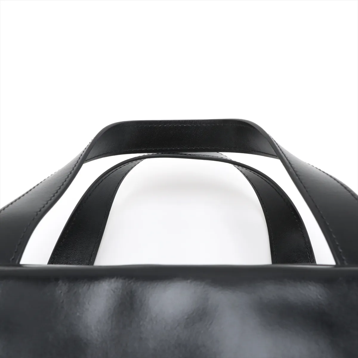 leather handbag black 5BB182 — view 6