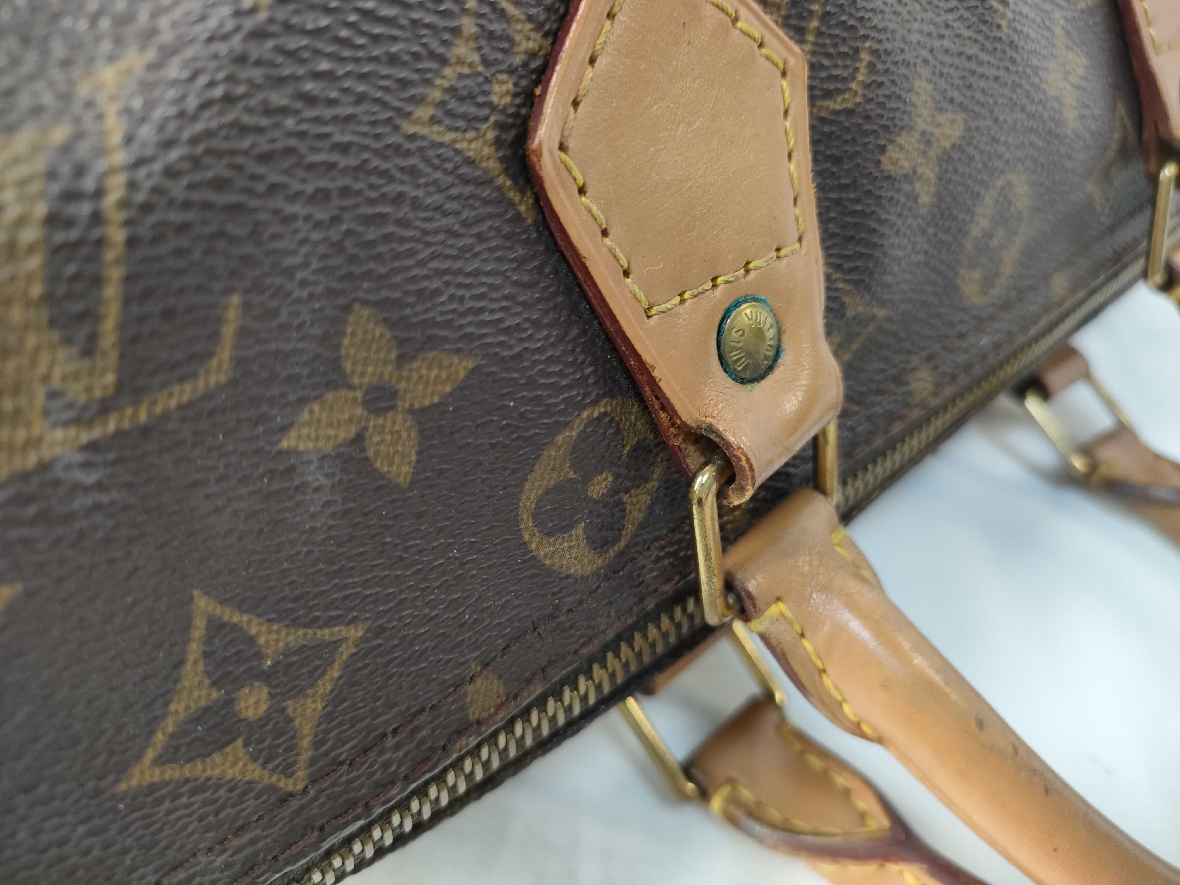 Monogram PH- Speedy 30 Monogram Brown Canvas Handbag — view 11