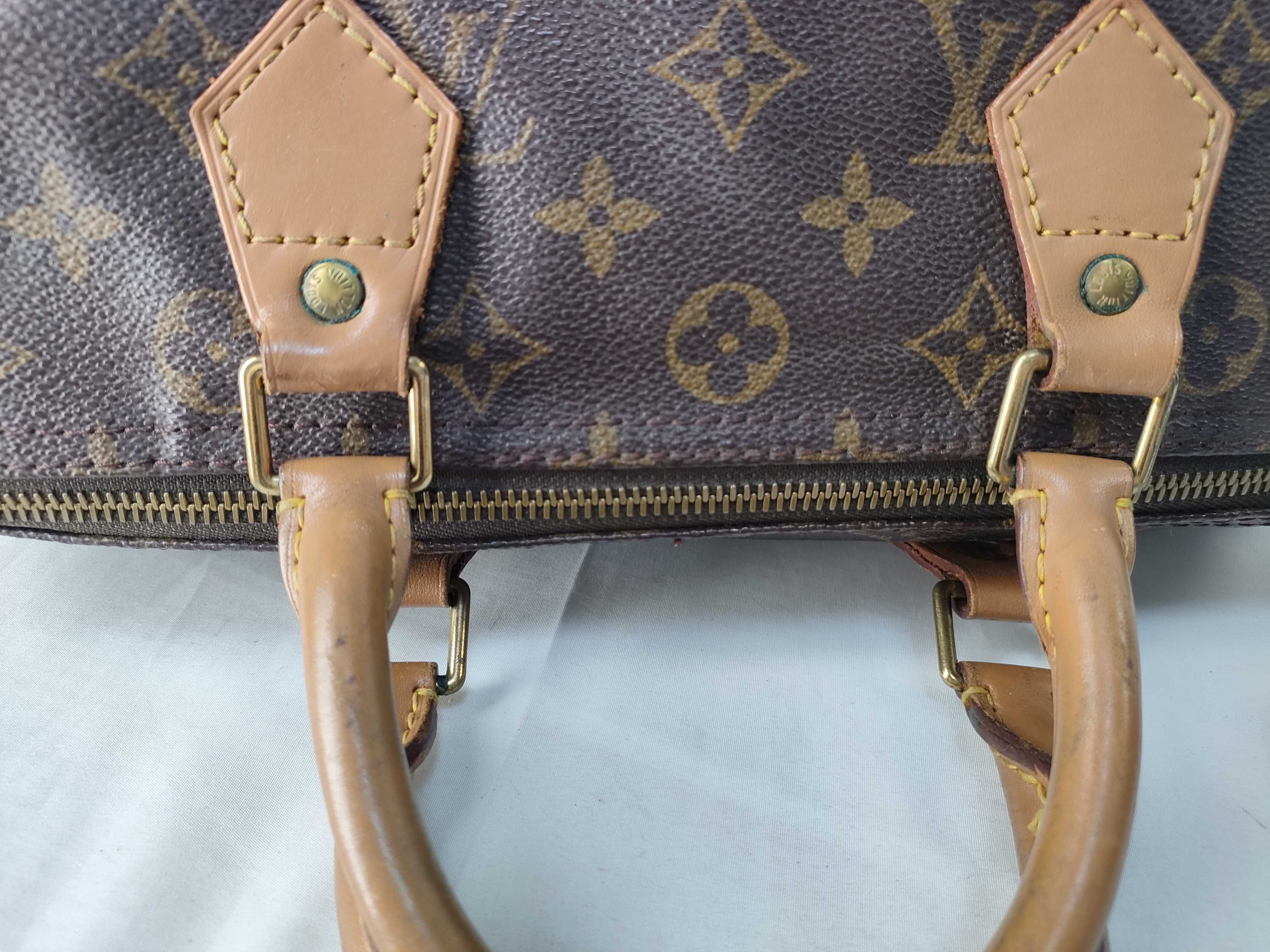 Monogram PH- Speedy 30 Monogram Brown Canvas Handbag — view 13
