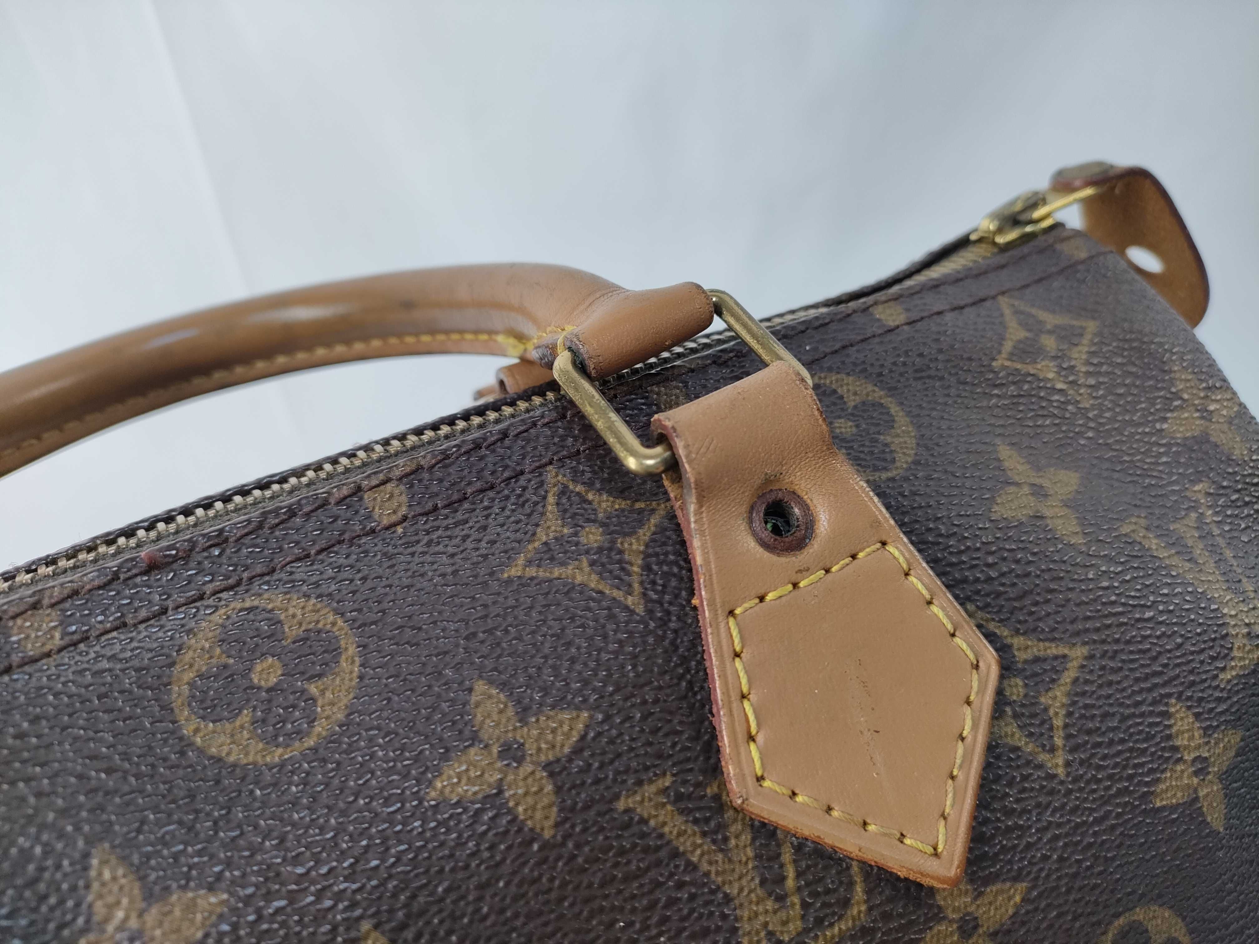 Monogram PH- Speedy 30 Monogram Brown Canvas Handbag — view 14
