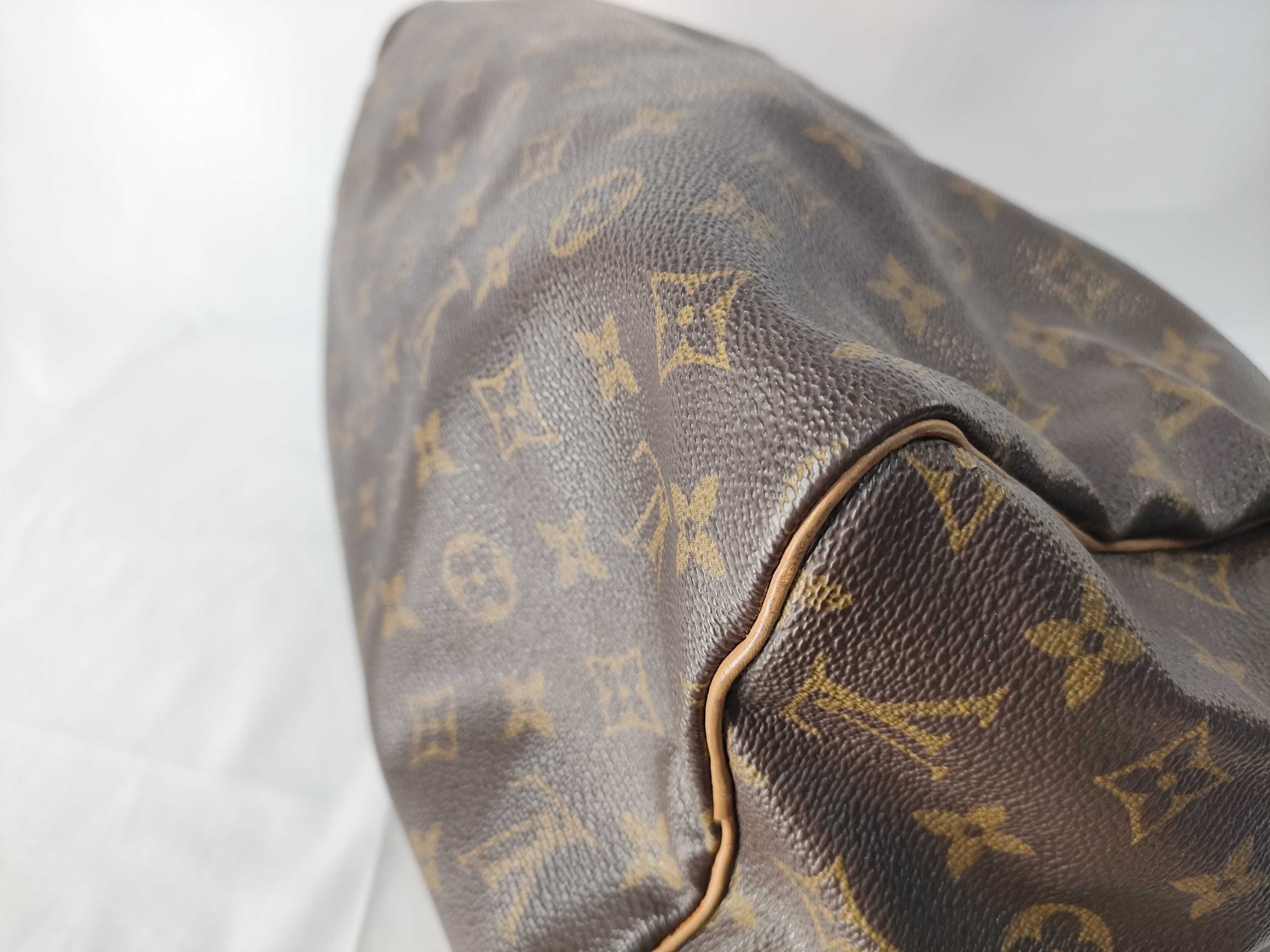 Monogram PH- Speedy 30 Monogram Brown Canvas Handbag — view 6