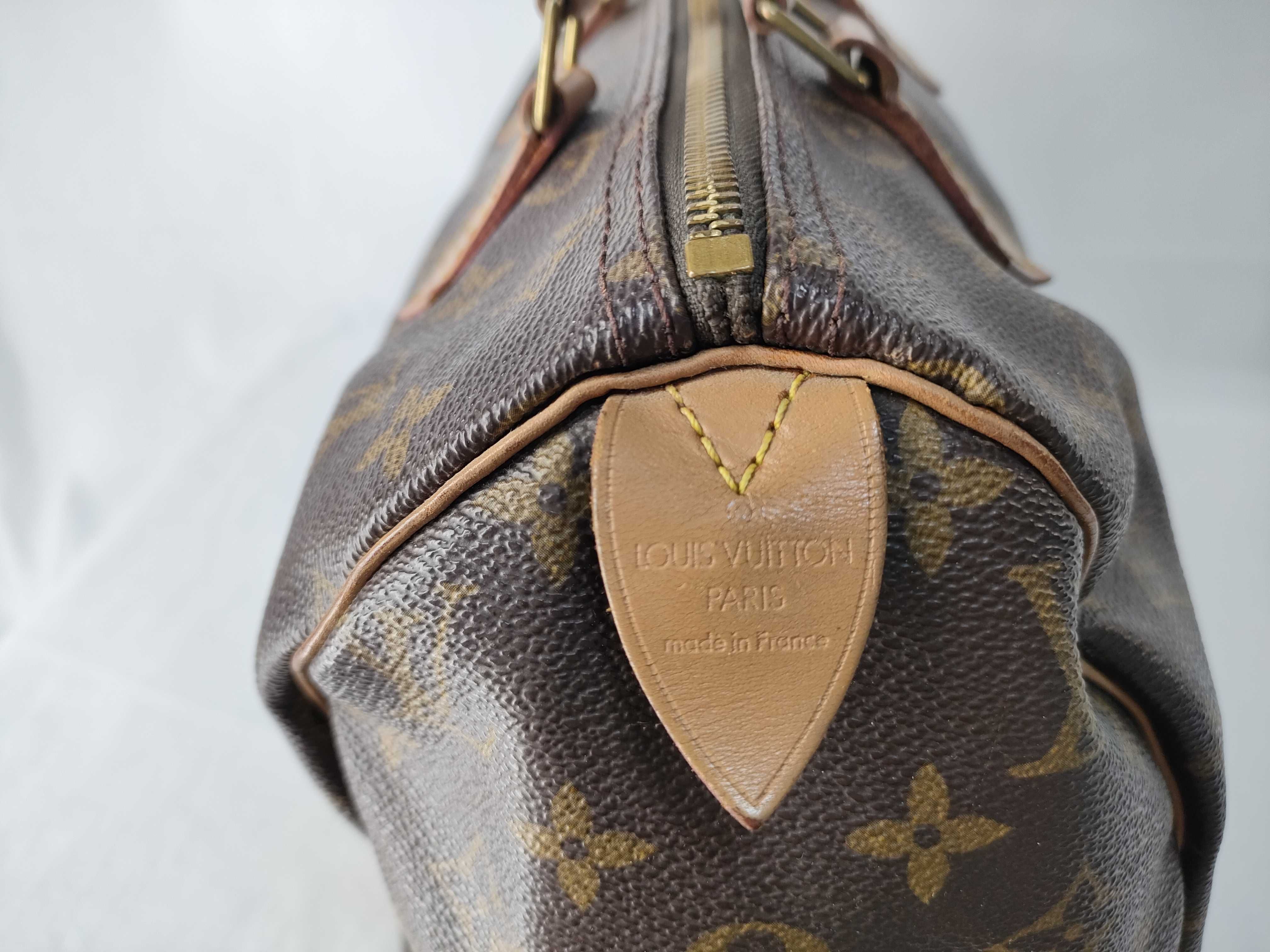 Monogram PH- Speedy 30 Monogram Brown Canvas Handbag — view 8