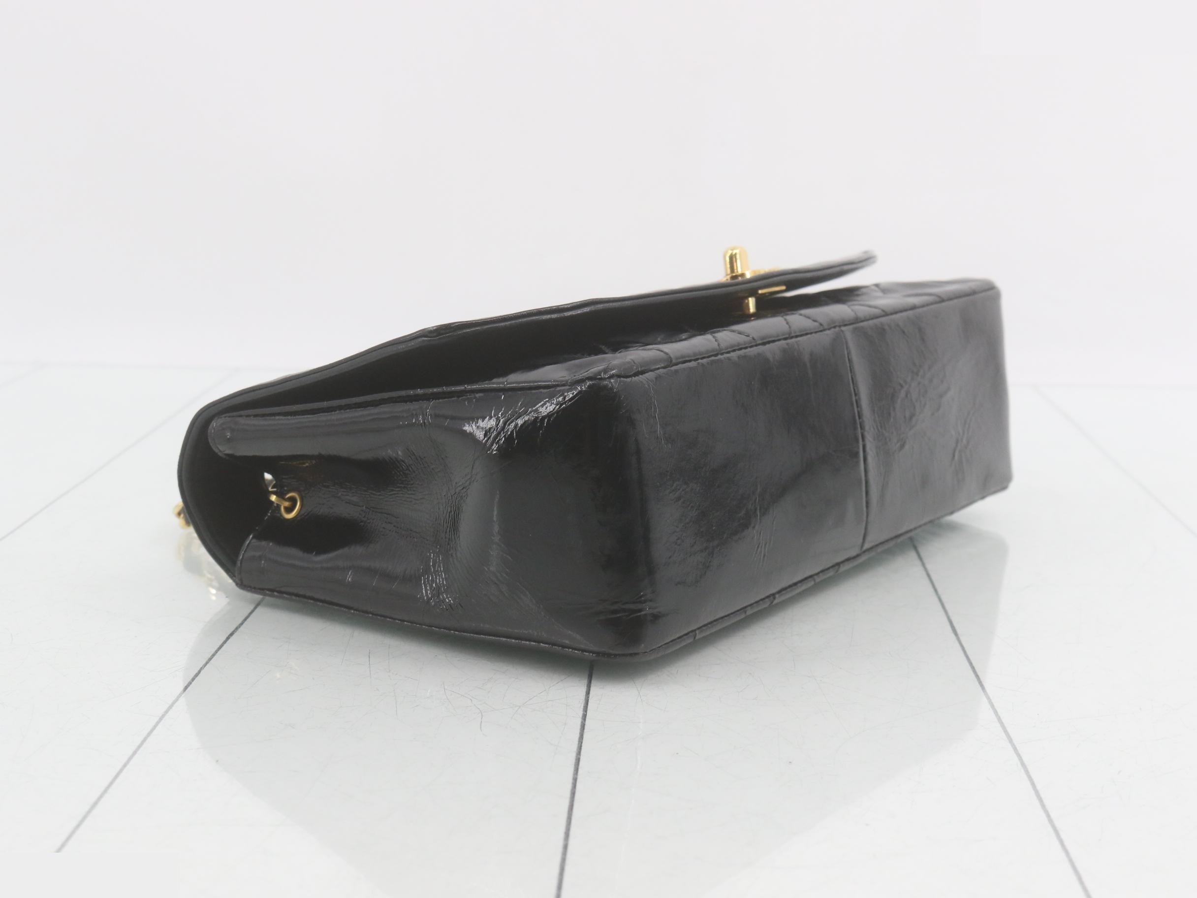 Comark Matelassé Lambskin Diana Chain Shoulder Bag with Gold Hardware (Still has protective seal) — view 5