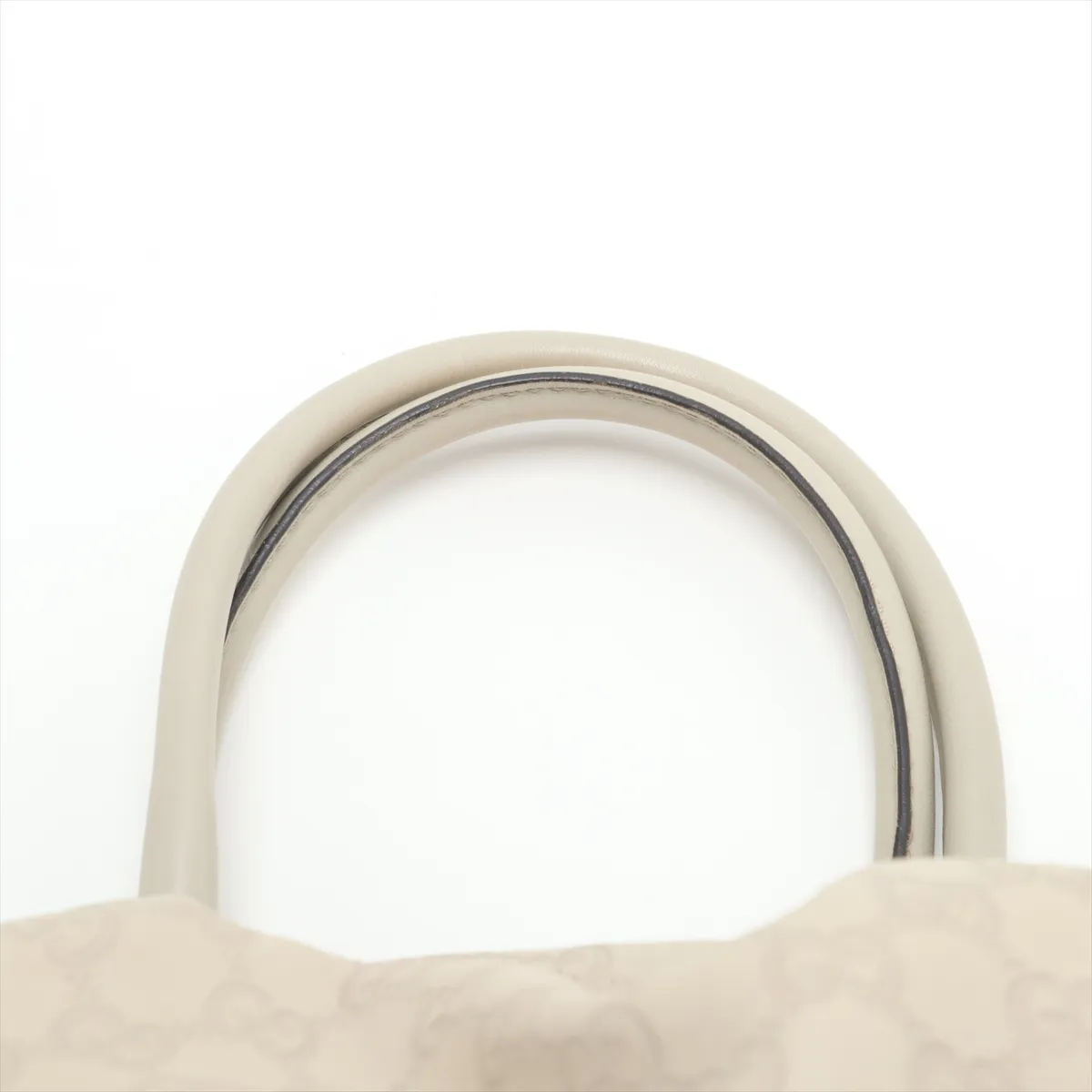 Guccisima Sookie Leather Tote Bag Beige 223974 — view 6