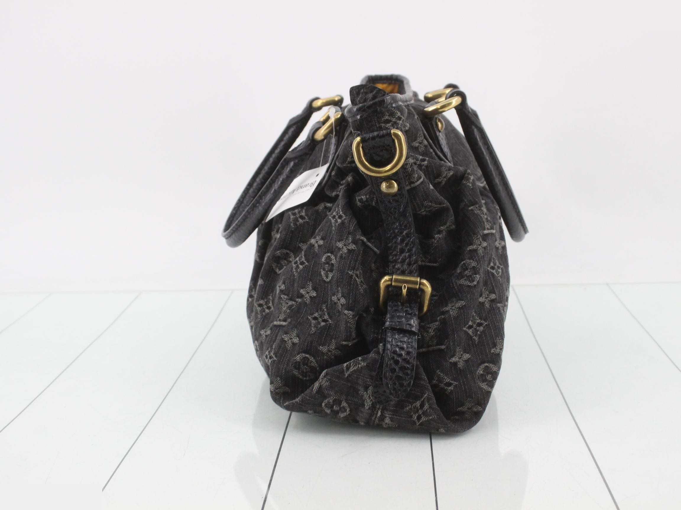 Monogram Denim Neo Cavie Handbag — view 3