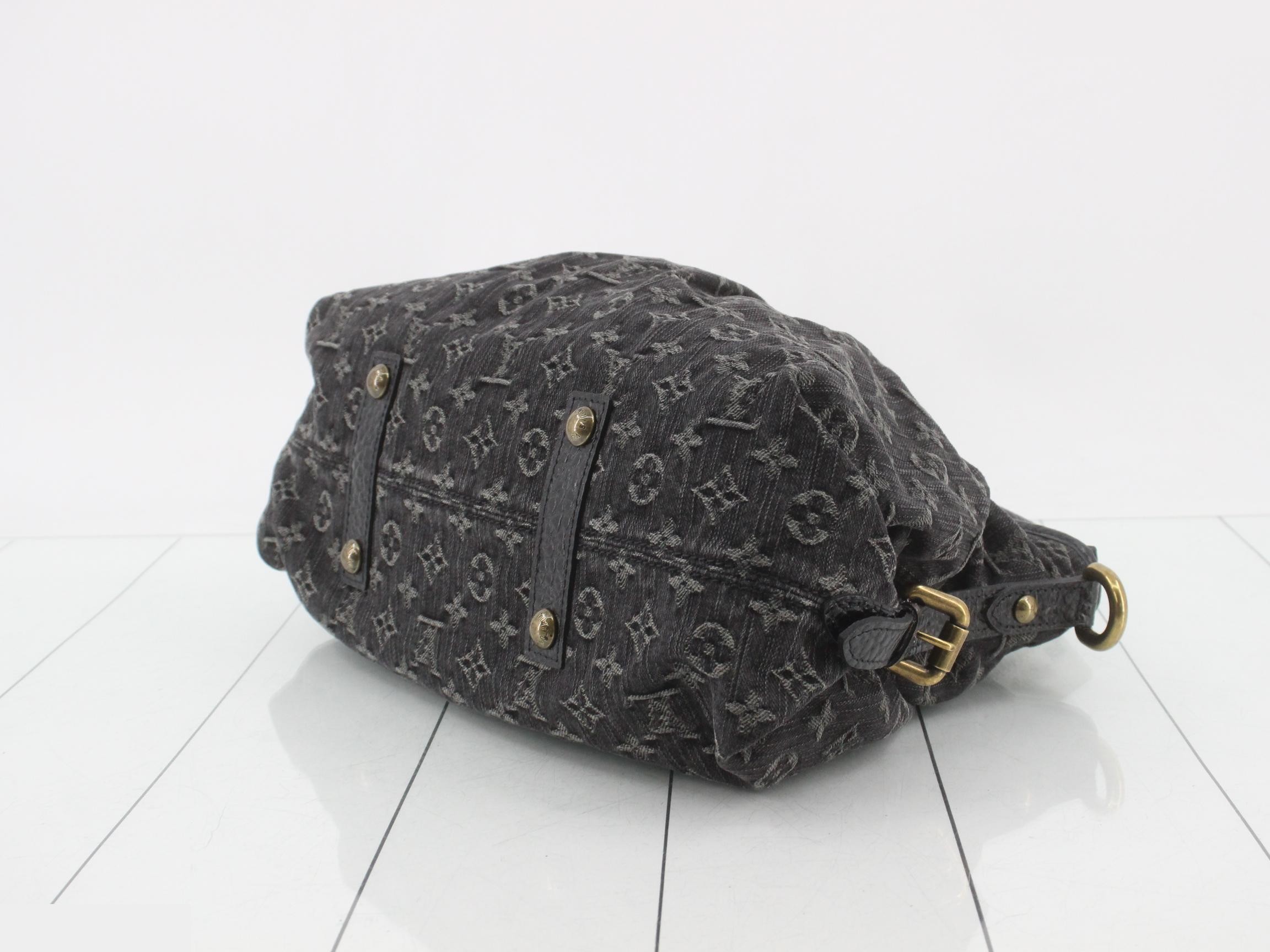 Monogram Denim Neo Cavie Handbag — view 6