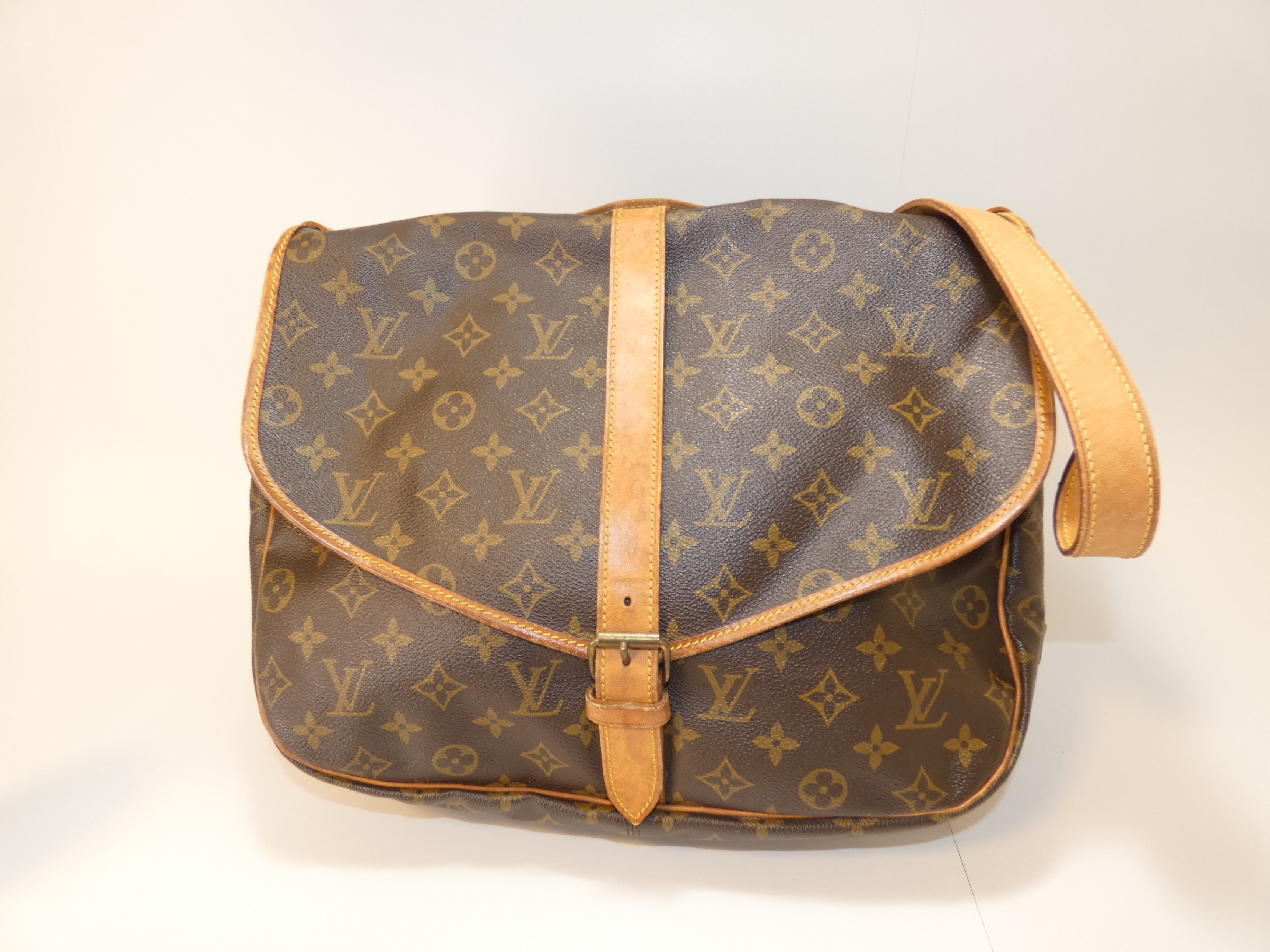 Saumur 35 Monogram Shoulder Bag — view 2