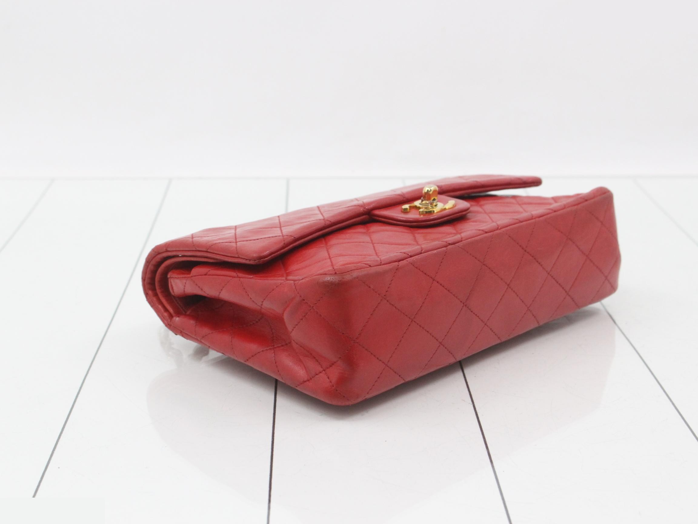 Matelassé 25 Double Flap Lambskin Chain Shoulder Bag — view 5