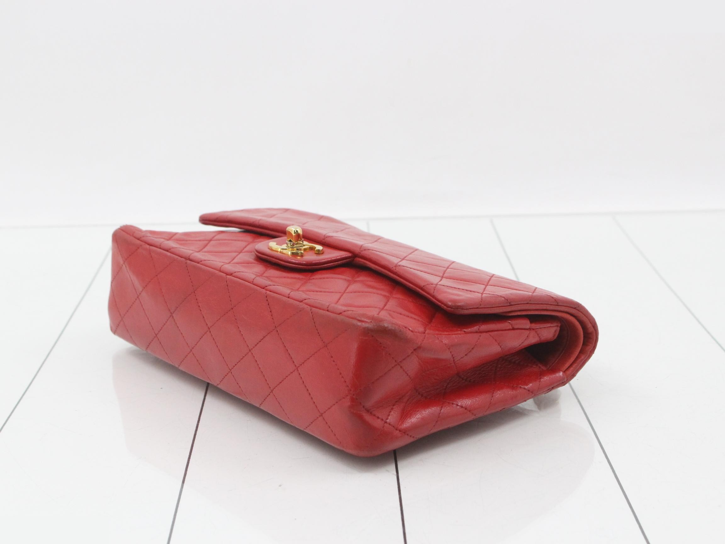 Matelassé 25 Double Flap Lambskin Chain Shoulder Bag — view 6