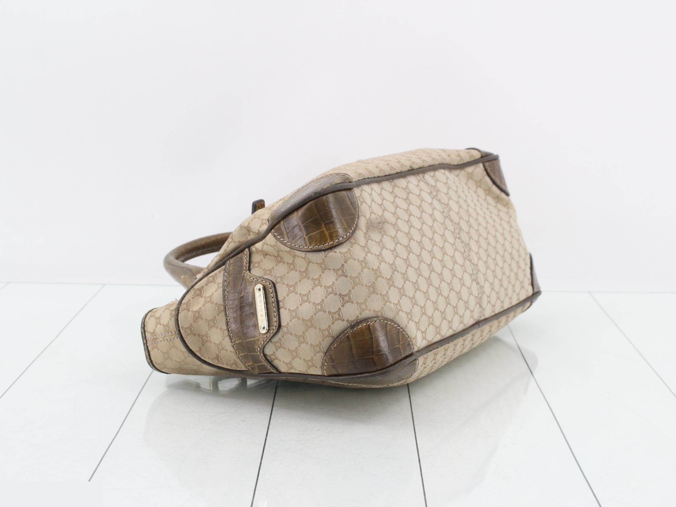 Macadam Boogie Bag, Beige Canvas x Embossed Leather — view 5