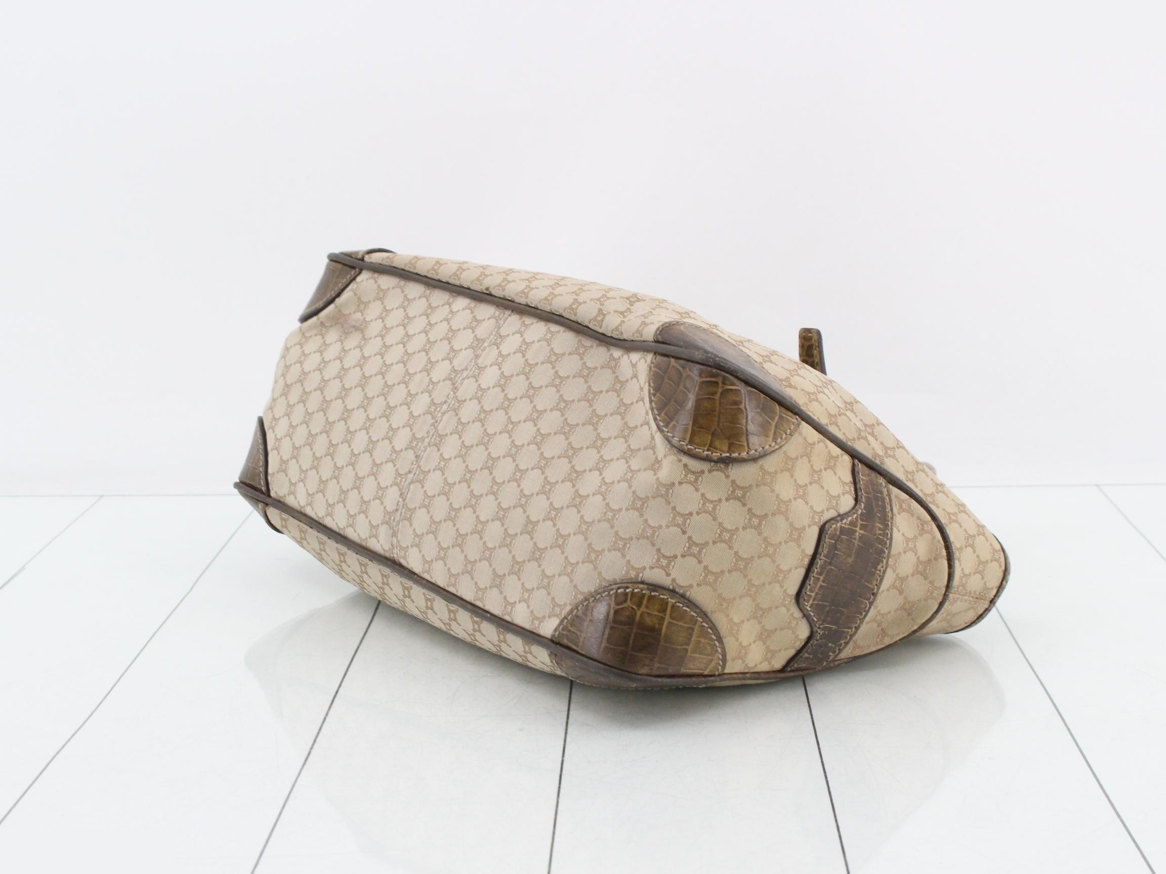 Macadam Boogie Bag, Beige Canvas x Embossed Leather — view 6