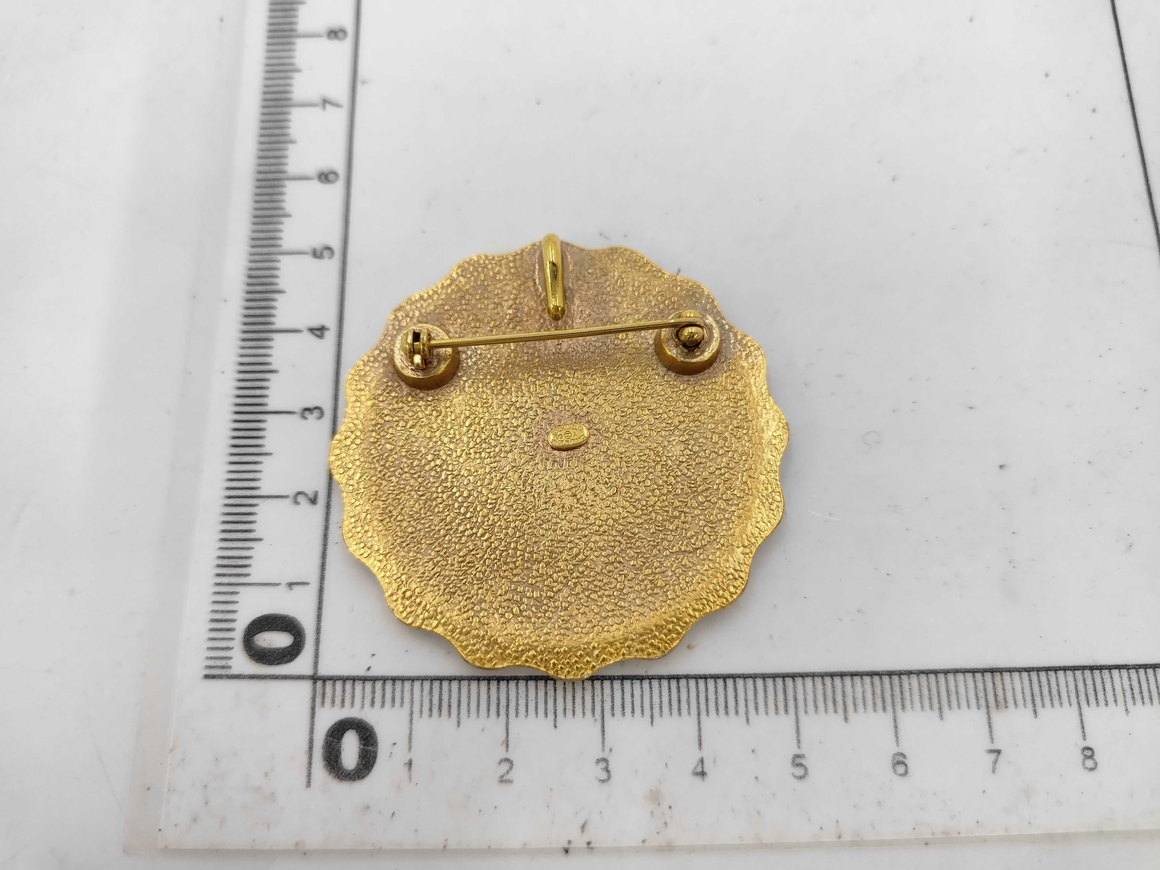 Flower Gold Brooch — view 2