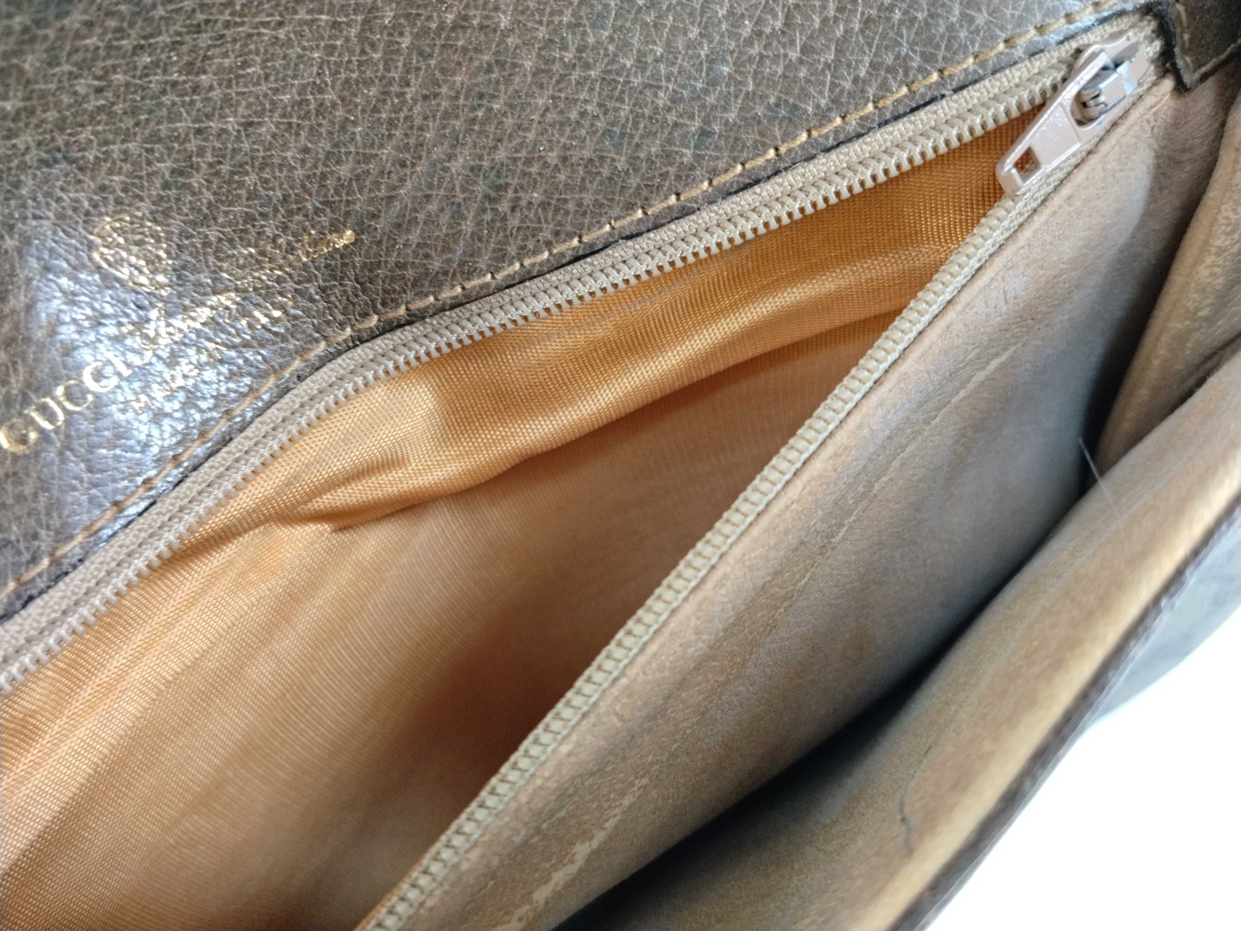GG Supreme Clutch Bag (Brown) — view 11
