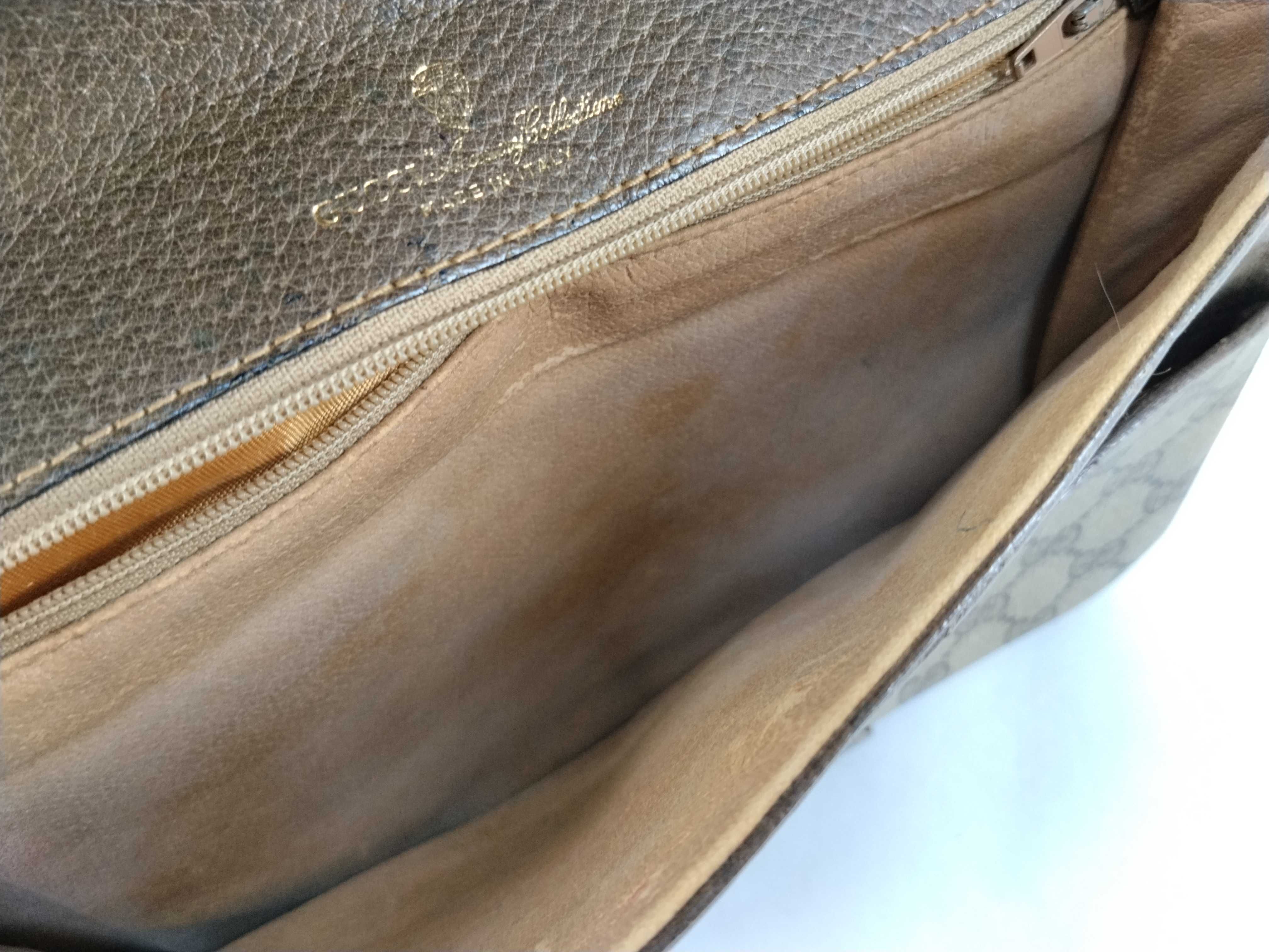 GG Supreme Clutch Bag (Brown) — view 8