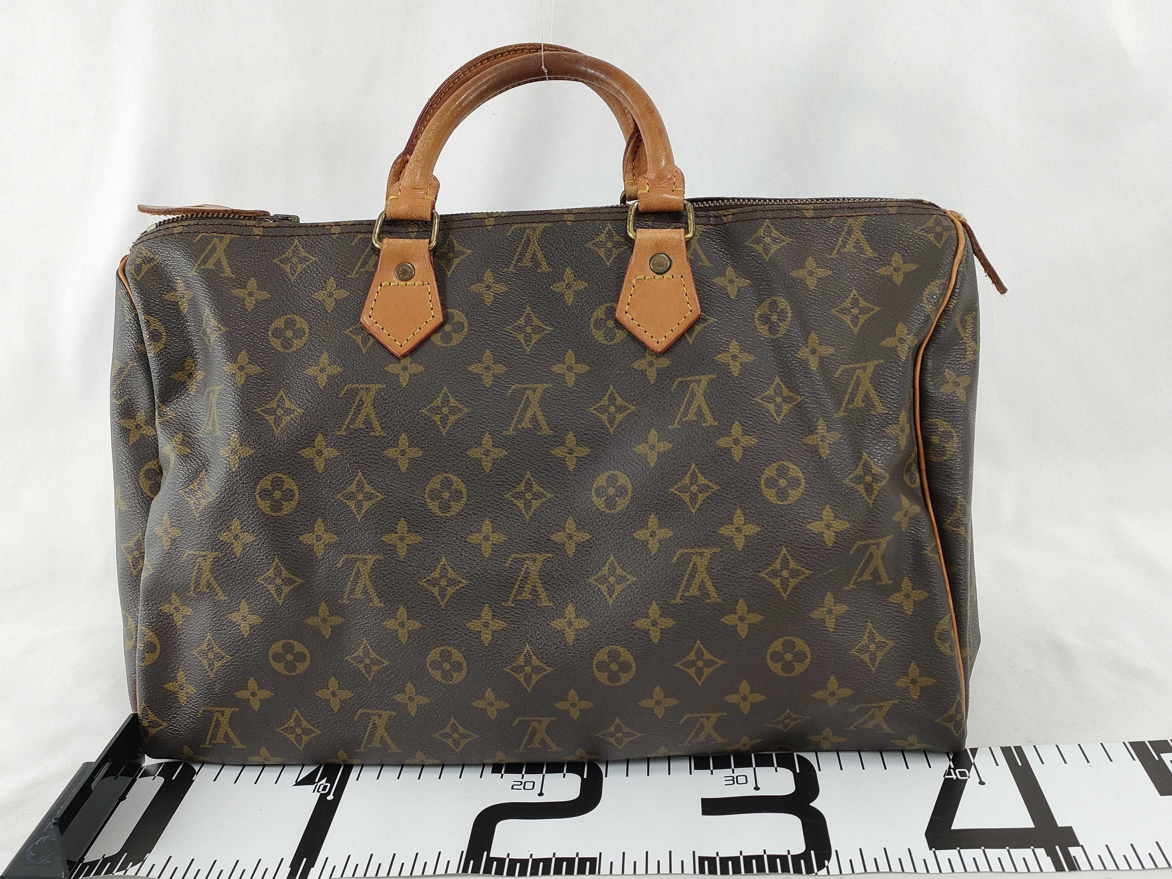 Monogram Louis Vuitton () Monogram Speedy 40 Handbag with Padlock Boston Bag — view 2