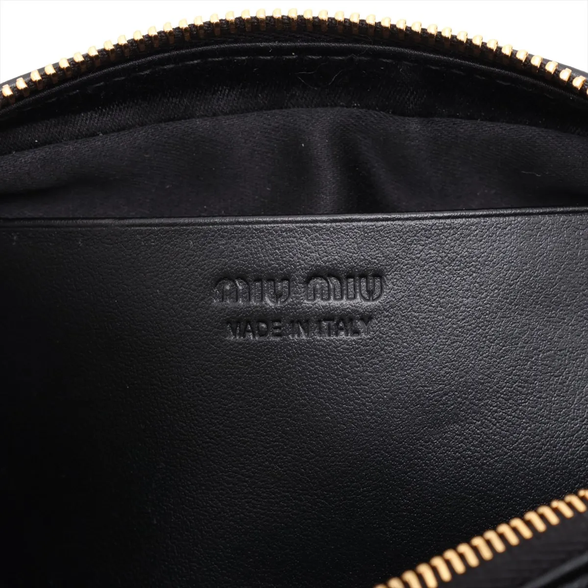 Leather Waist Pouch, Black, DNP104 — view 8