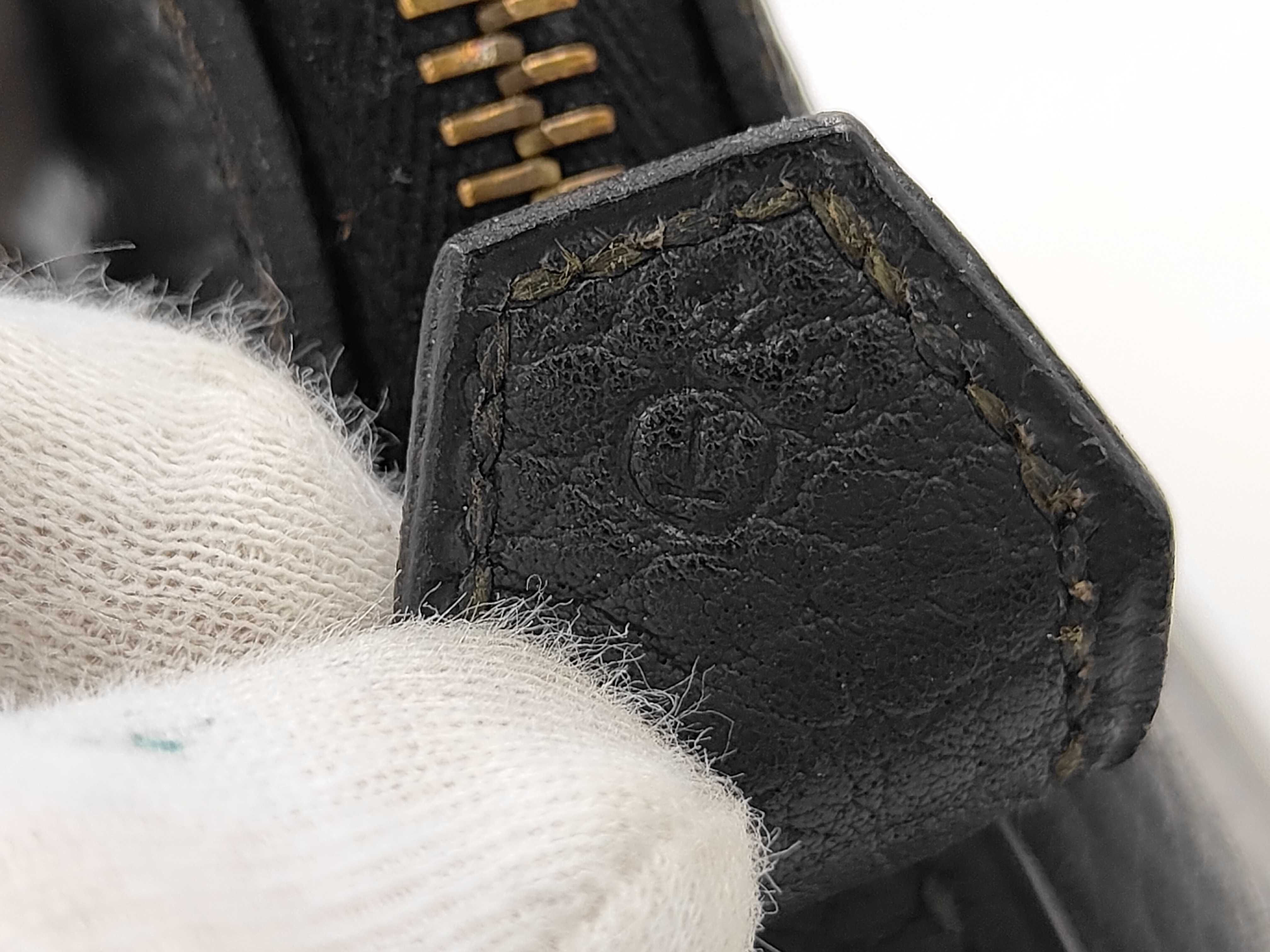 Bolide 35 Ardennes Black Gold Hardware Handbag — view 11