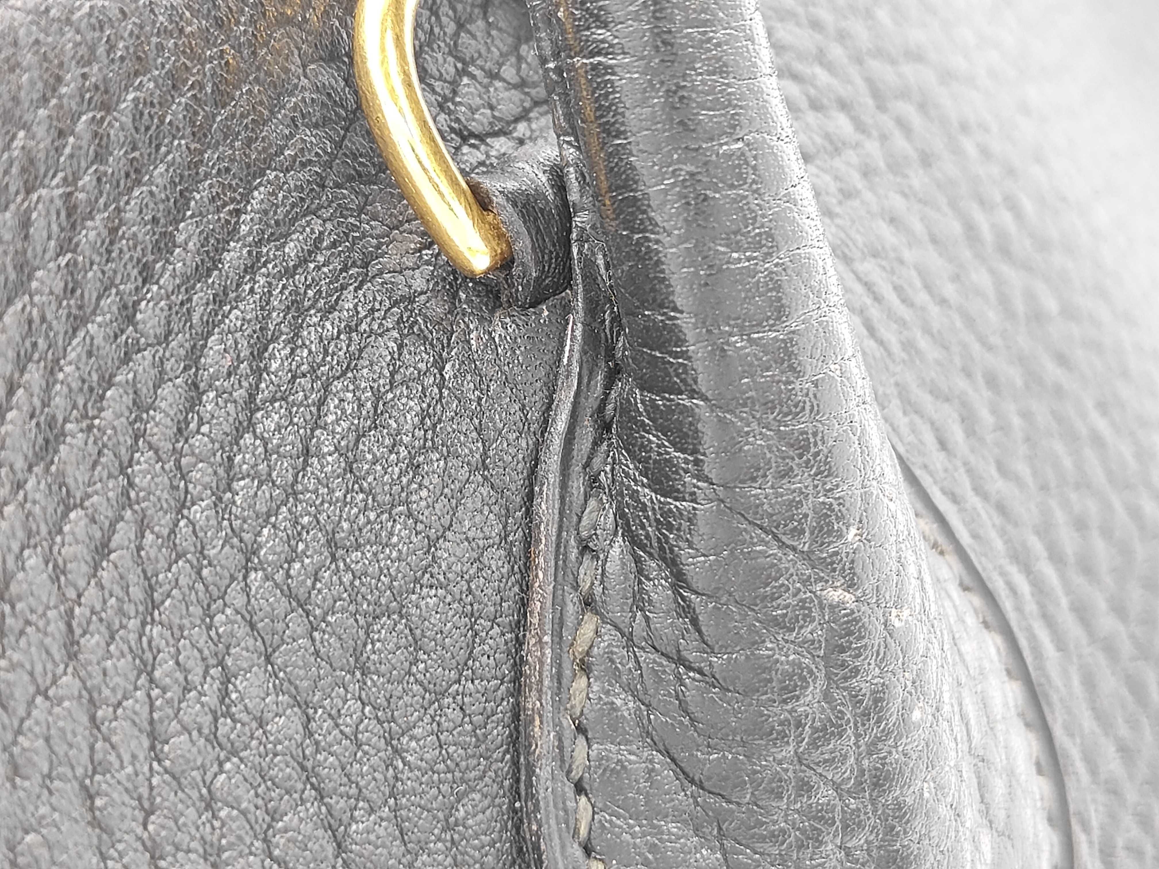 Bolide 35 Ardennes Black Gold Hardware Handbag — view 3